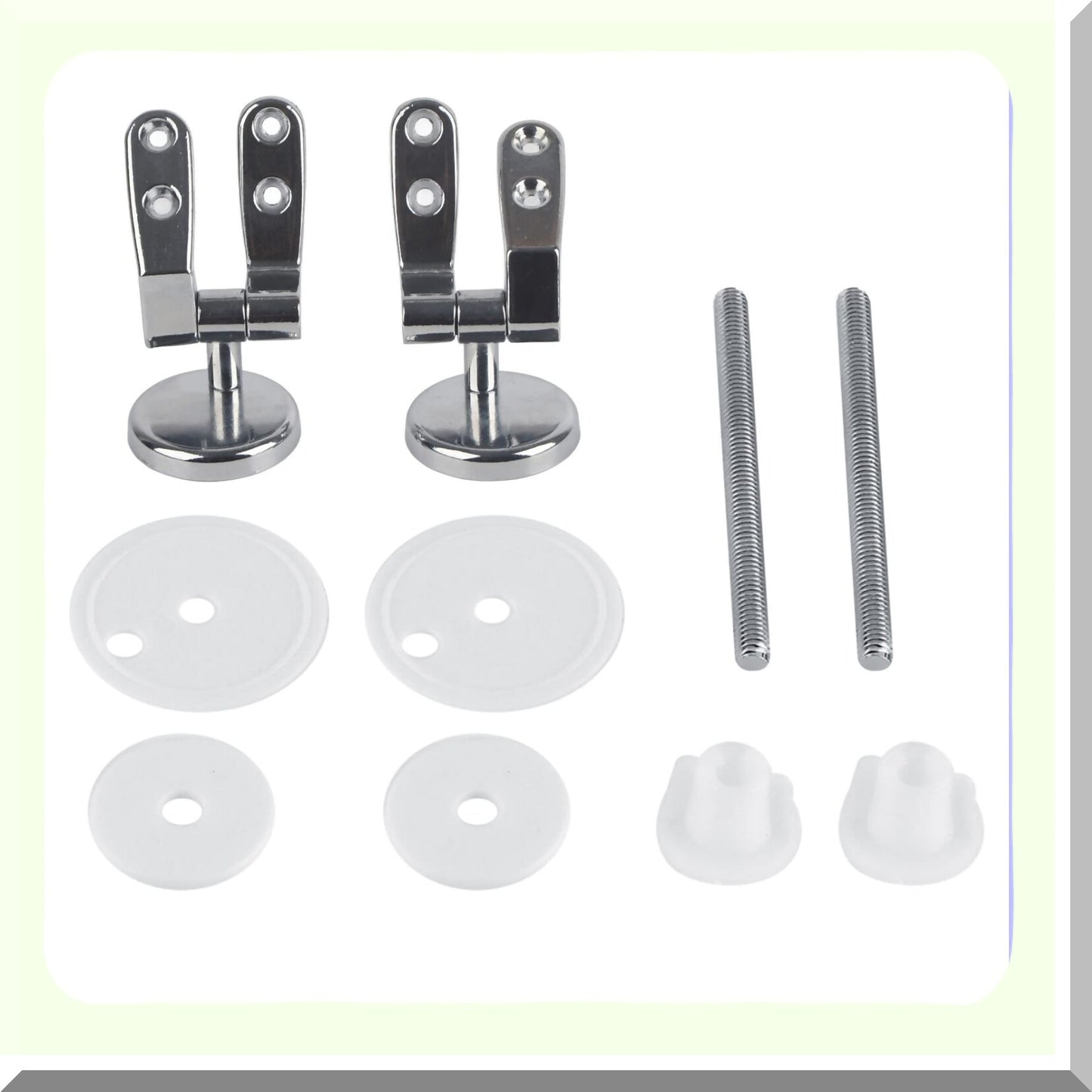 Replacement Zinc Alloy Toilet Seat Hinge Set