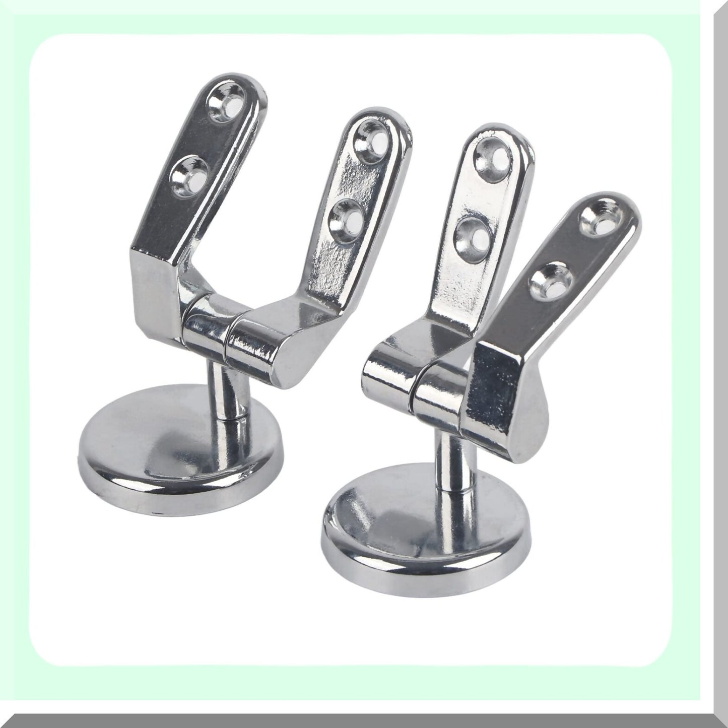 Replacement Zinc Alloy Toilet Seat Hinge Set