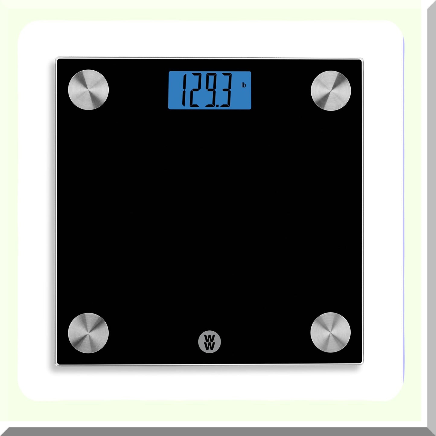 Digital Bathroom Scale Black 400 lb