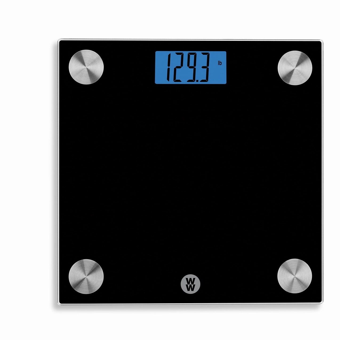 Digital Bathroom Scale Black 400 lb