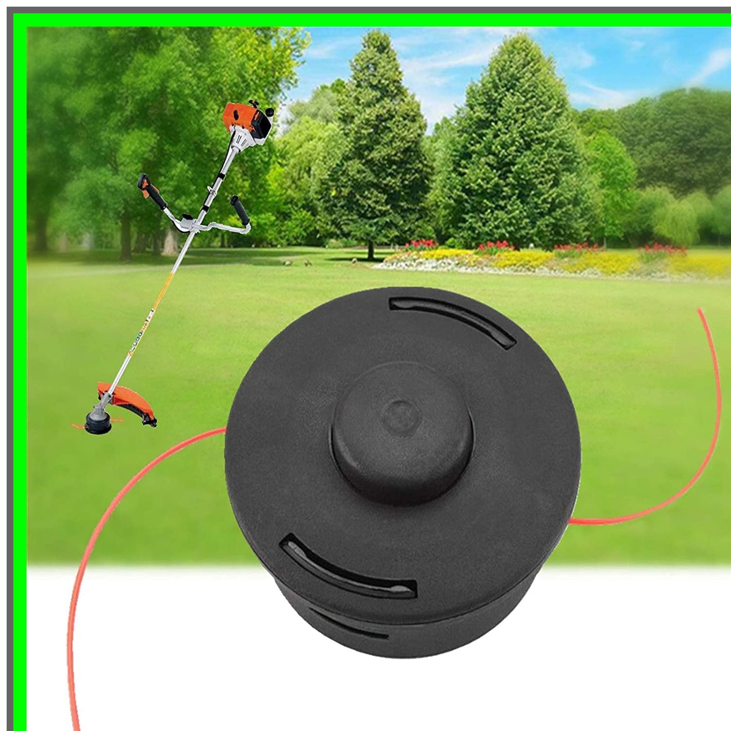Efficient Double Line Trimmer Head with Built-in String for Stihl FS Series