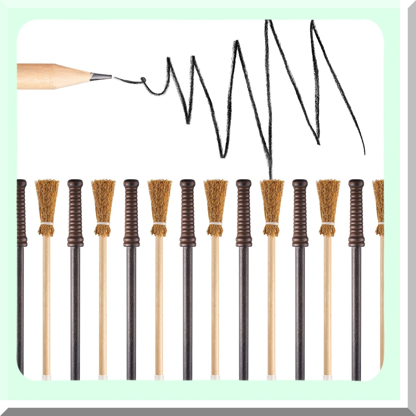 10 Pieces Wand and Broom Pencils for Party Favors