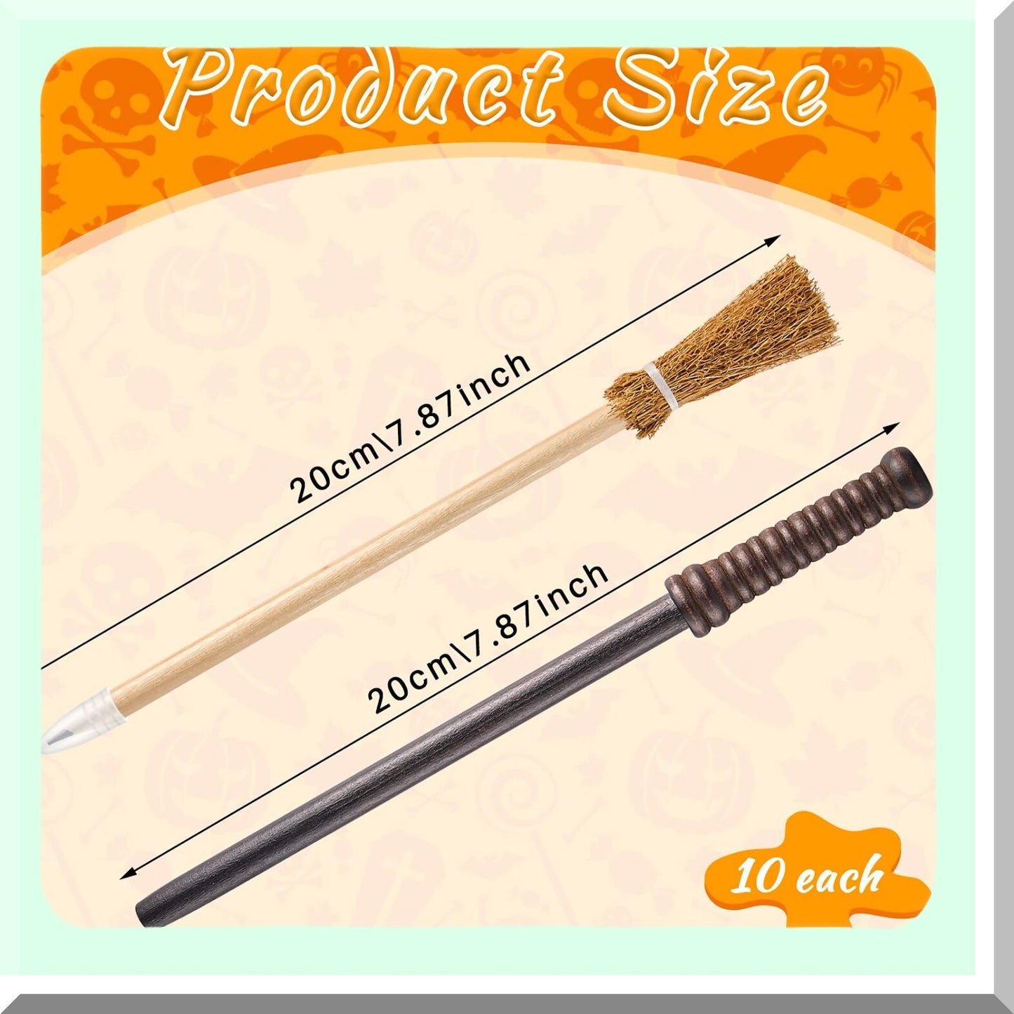 10 Pieces Wand and Broom Pencils for Party Favors