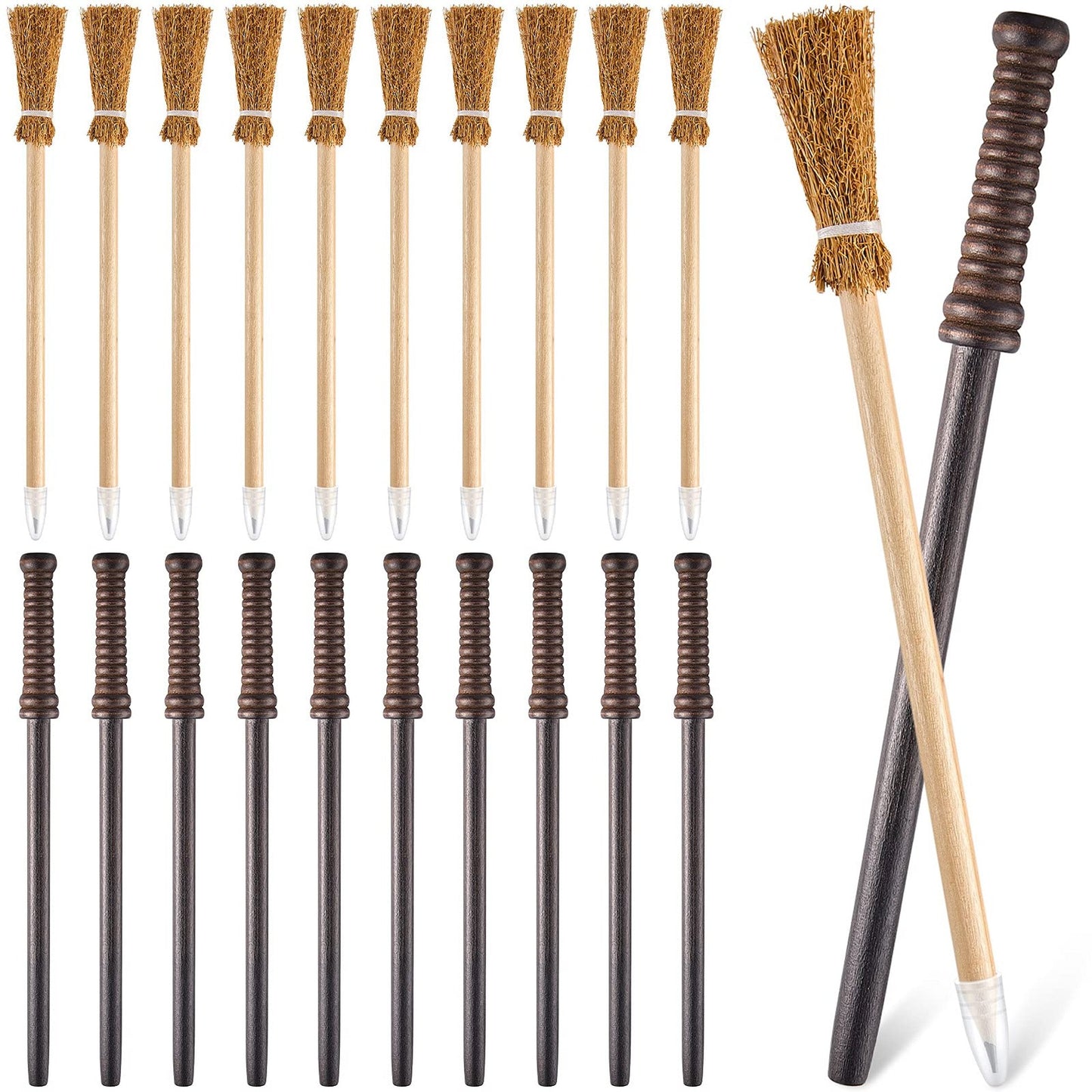 10 Pieces Wand and Broom Pencils for Party Favors