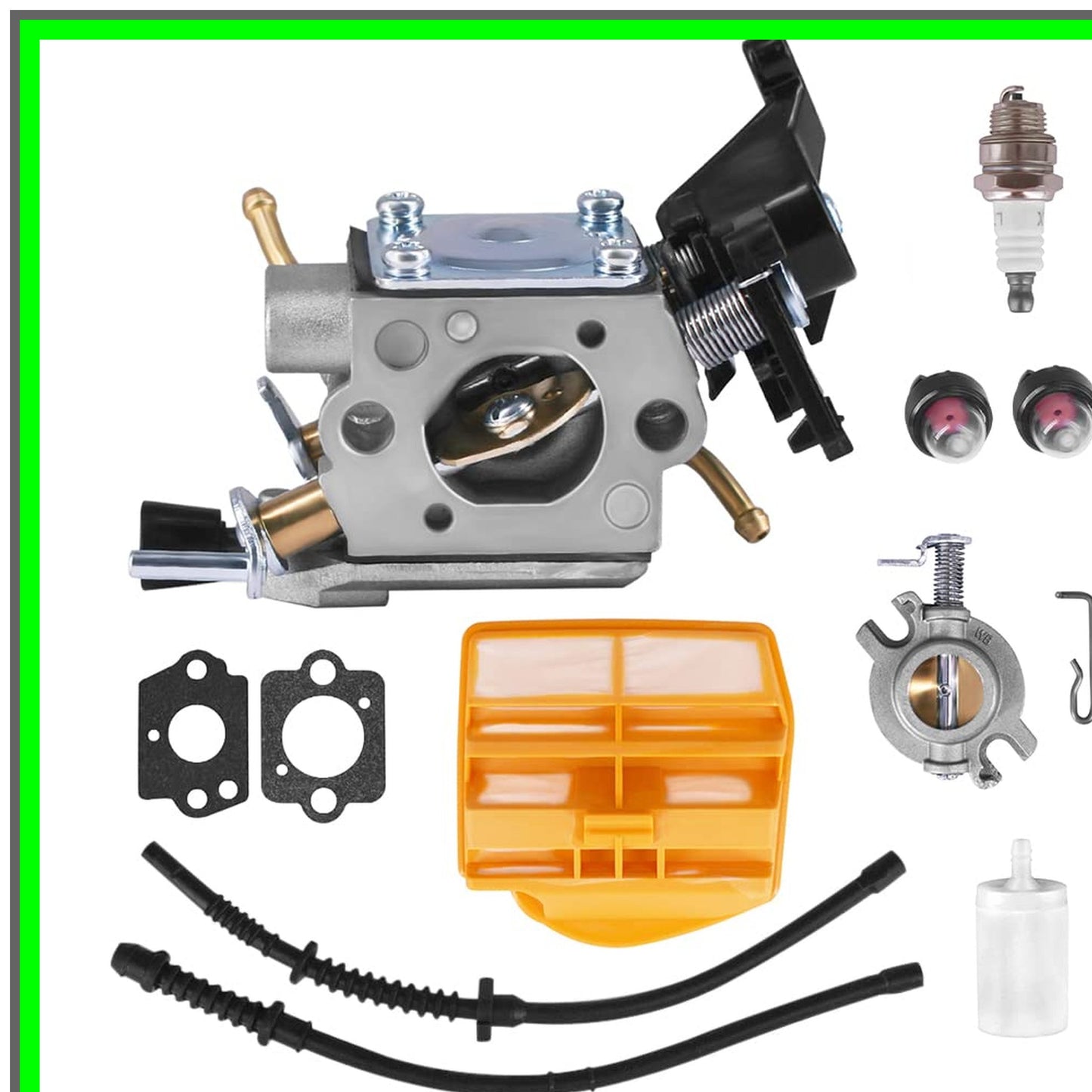 Chainsaw Carburetor Rebuild Kit for Husqvarna Jonsered 445 450 Models