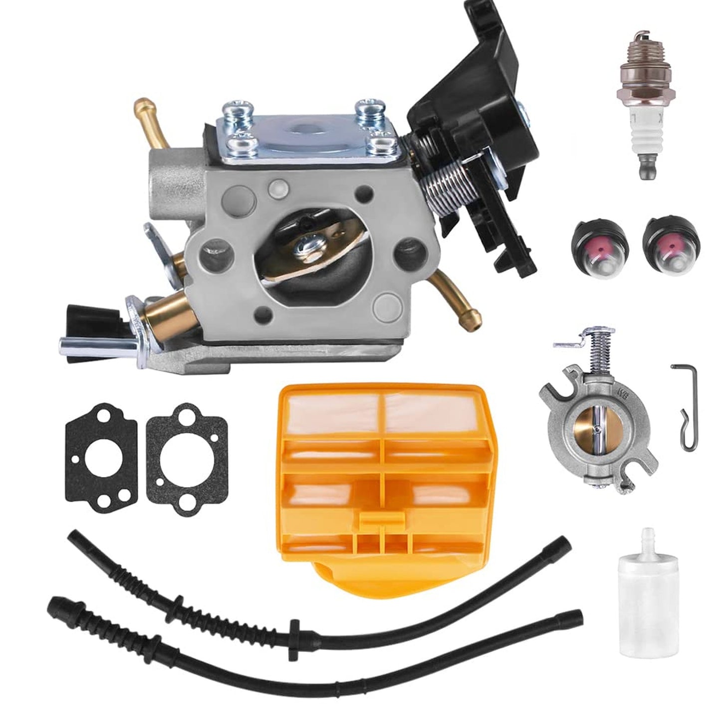 Chainsaw Carburetor Rebuild Kit for Husqvarna Jonsered 445 450 Models