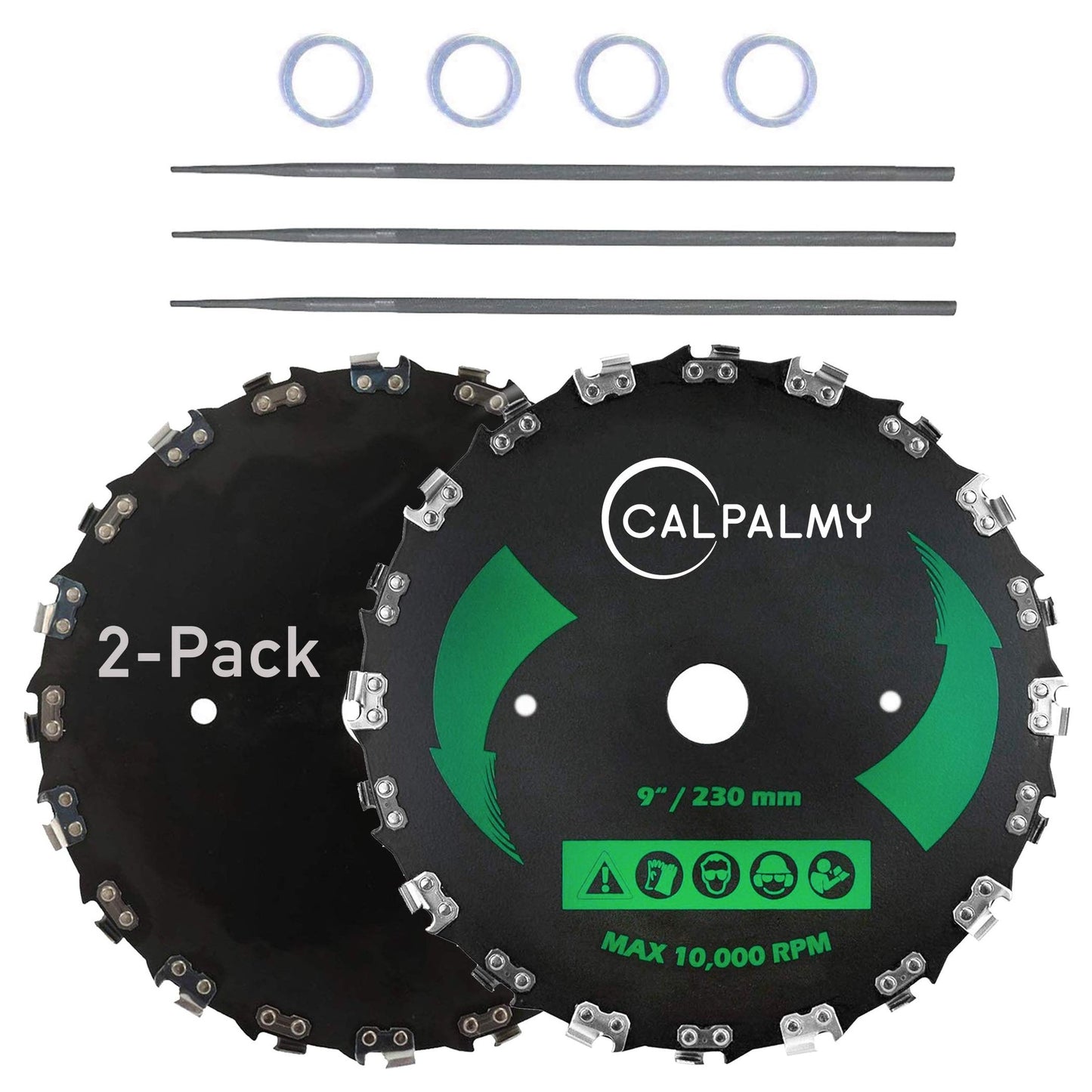 Chainsaw Tooth Brush Blade Kit with Carbon Steel Blades and Files