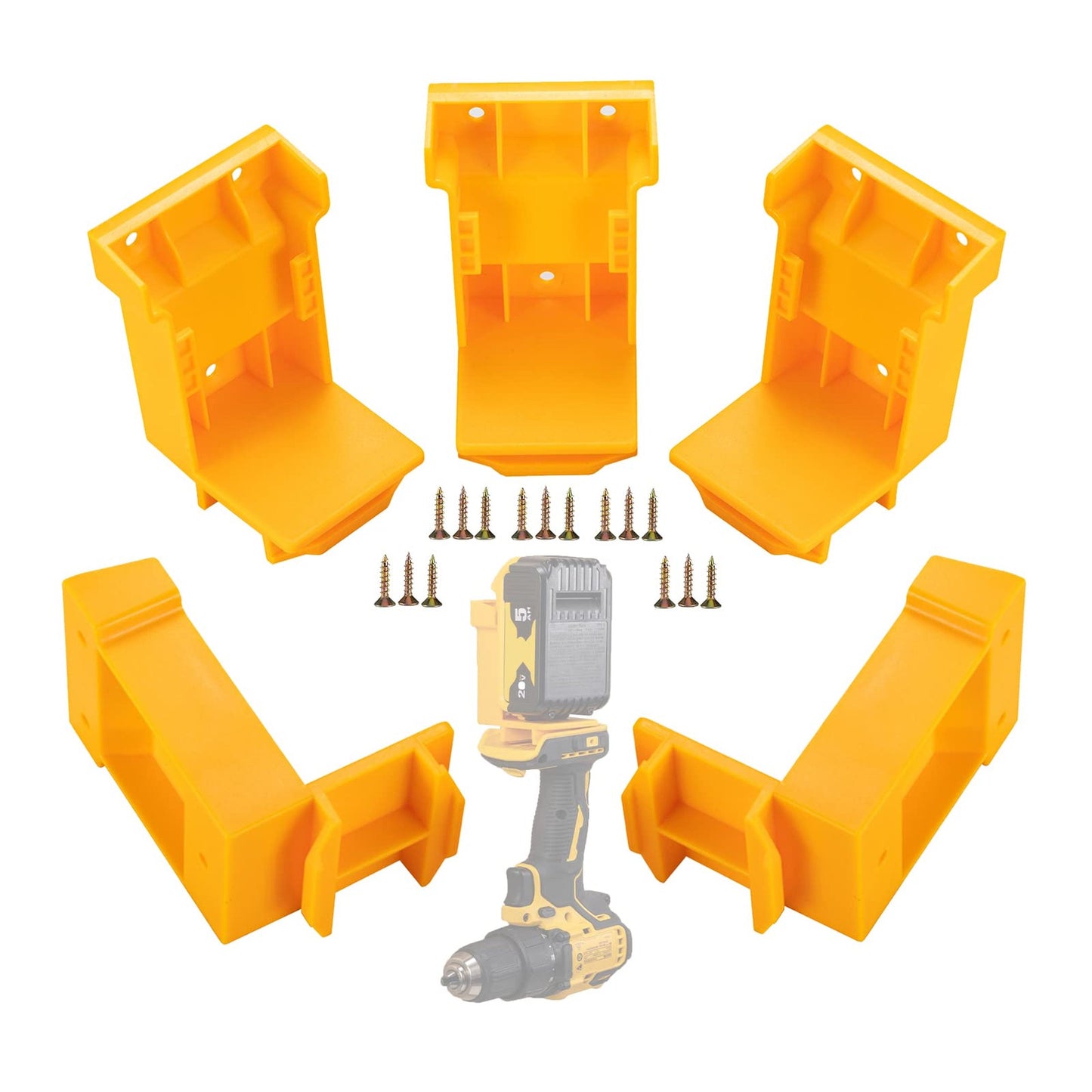 Versatile Tool Mounts and Battery Holders for 18V and 20V Drills