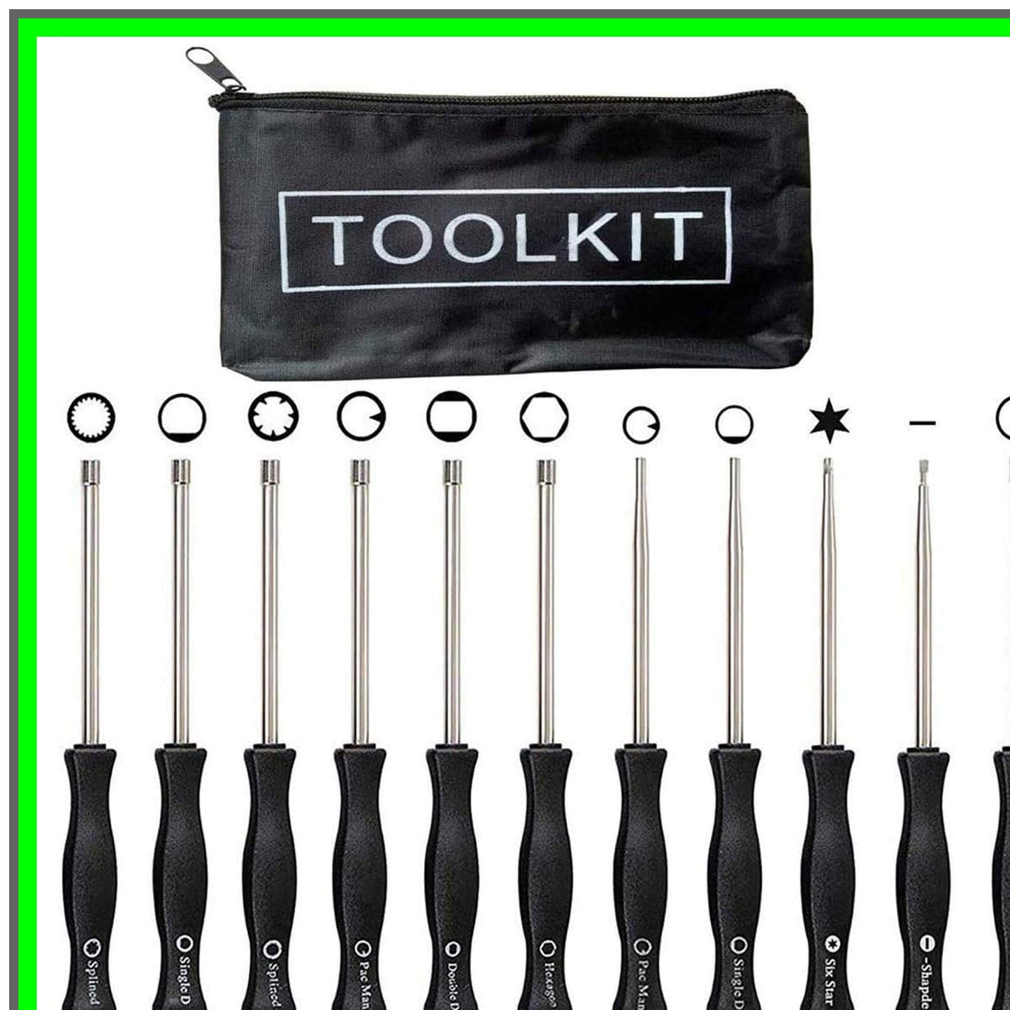 Comprehensive 11 Piece Carburetor Adjustment Tool Set for Small Engines
