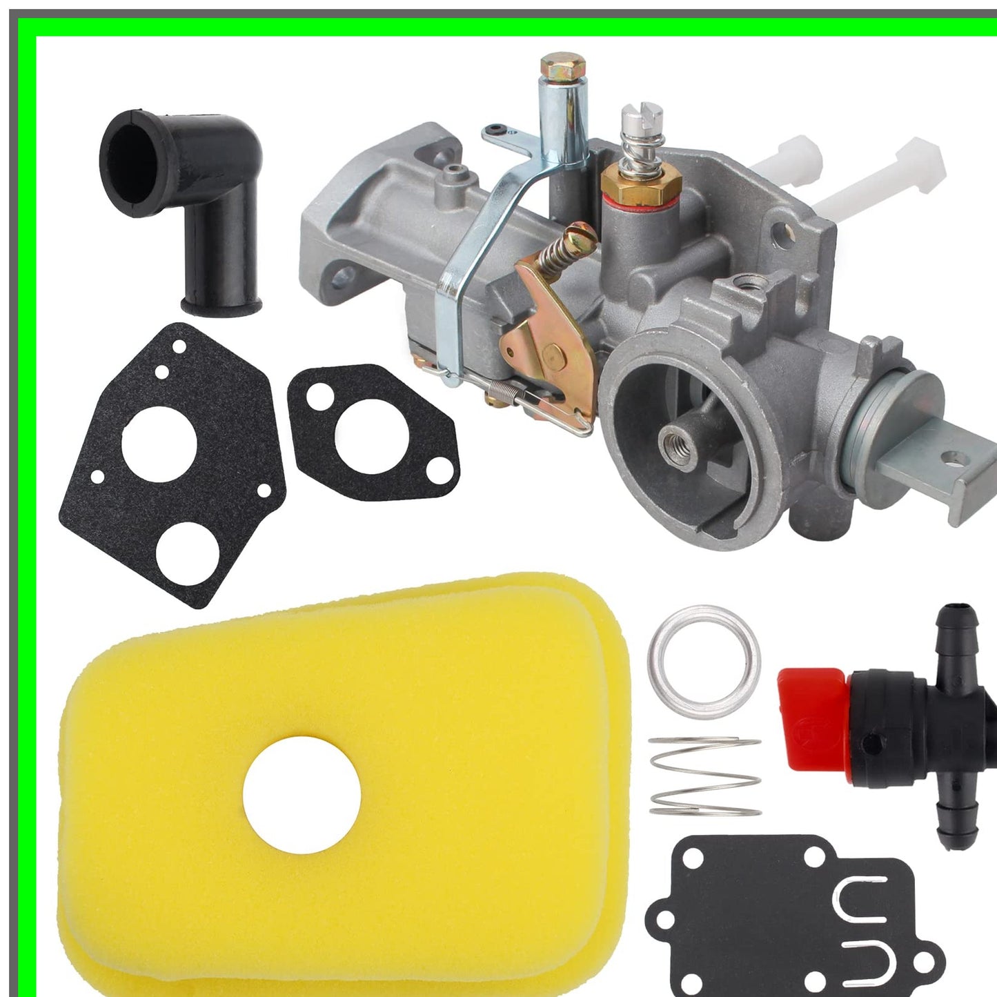 Briggs Stratton Carburetor Replacement Kit with Air Filter and Gasket