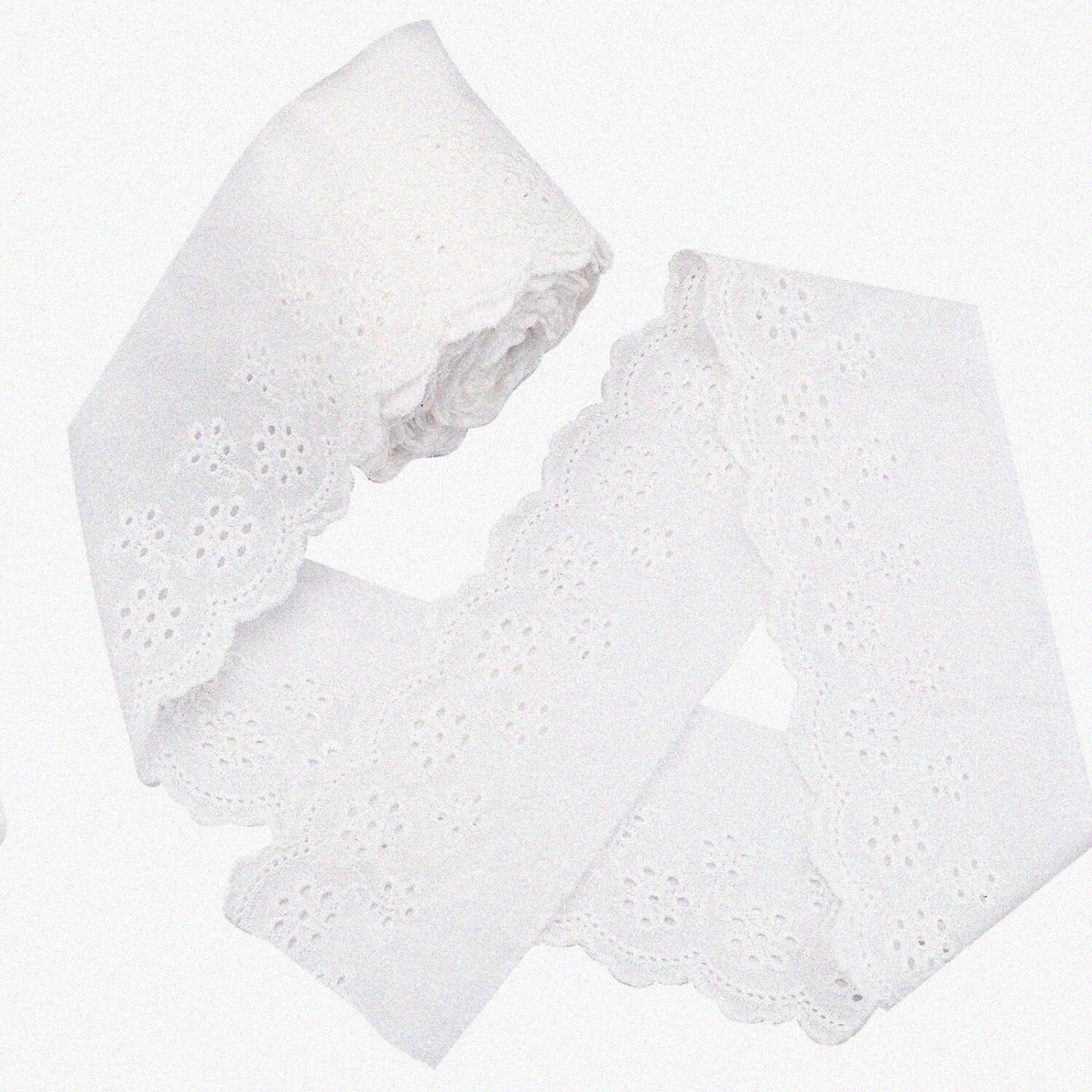 Cotton Lace Trim 7.5 Yards 80mm Wide