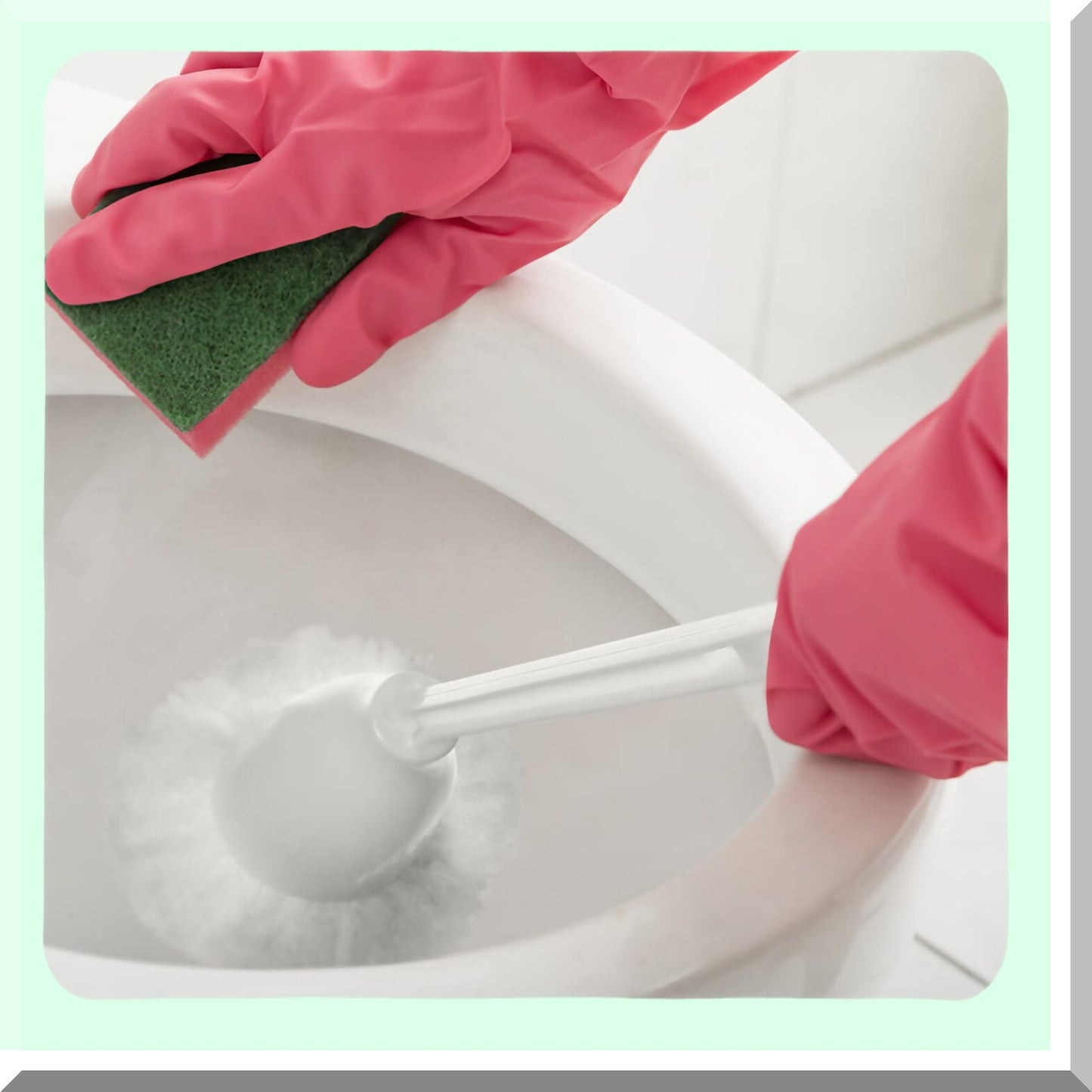 5Pcs Soft Tet Bowl Brush White