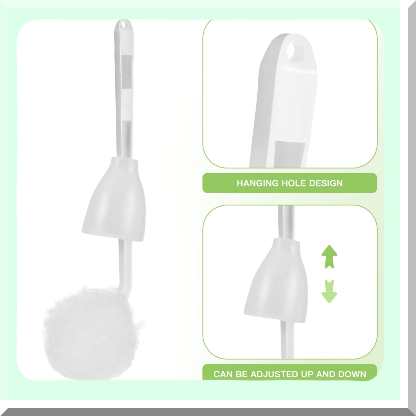 5Pcs Soft Tet Bowl Brush White