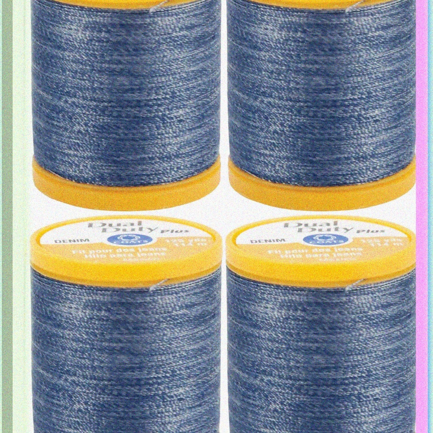 Dual Duty Plus Denim Thread 125-Yard Blue