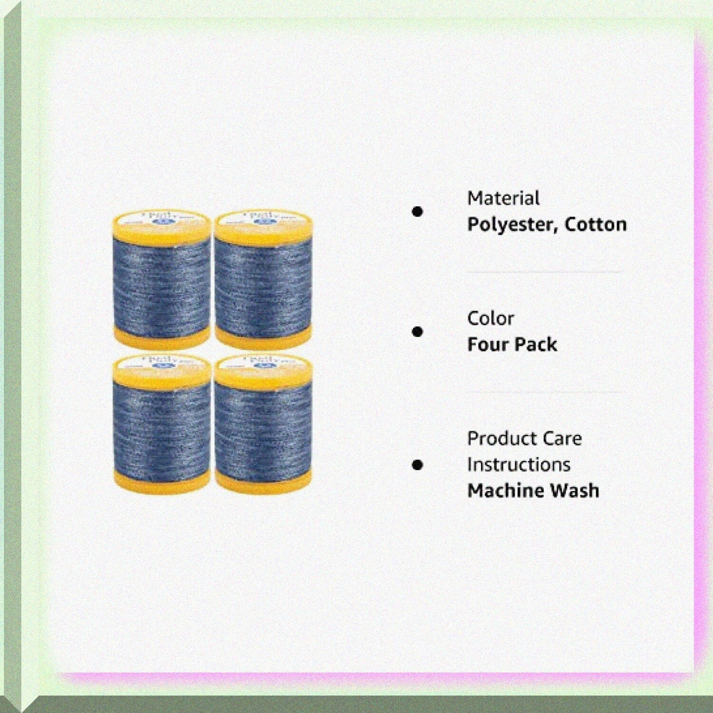 Dual Duty Plus Denim Thread 125-Yard Blue