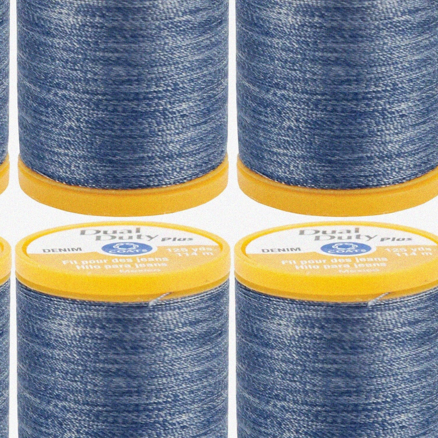 Dual Duty Plus Denim Thread 125-Yard Blue