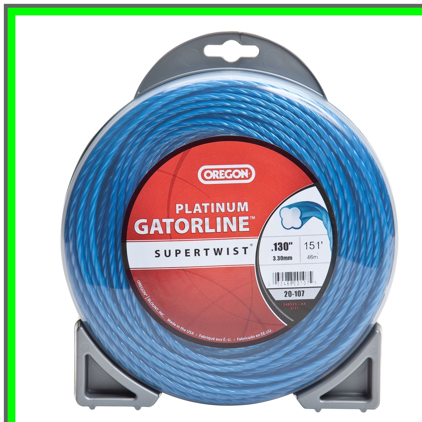Platinum Gatorline 130" Heavy-Duty Trimmer Line for Efficient Cutting