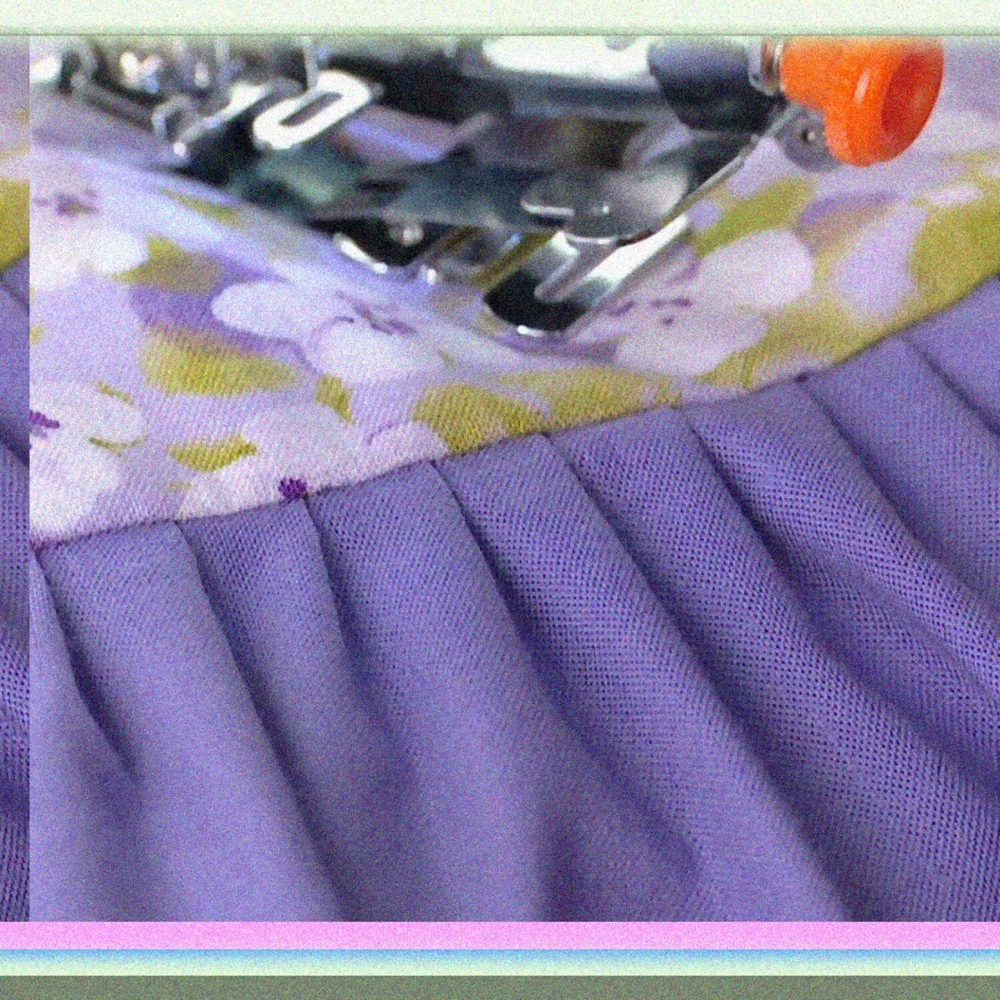 Ruffler Attachment Presser Foot for Pleats Gathers