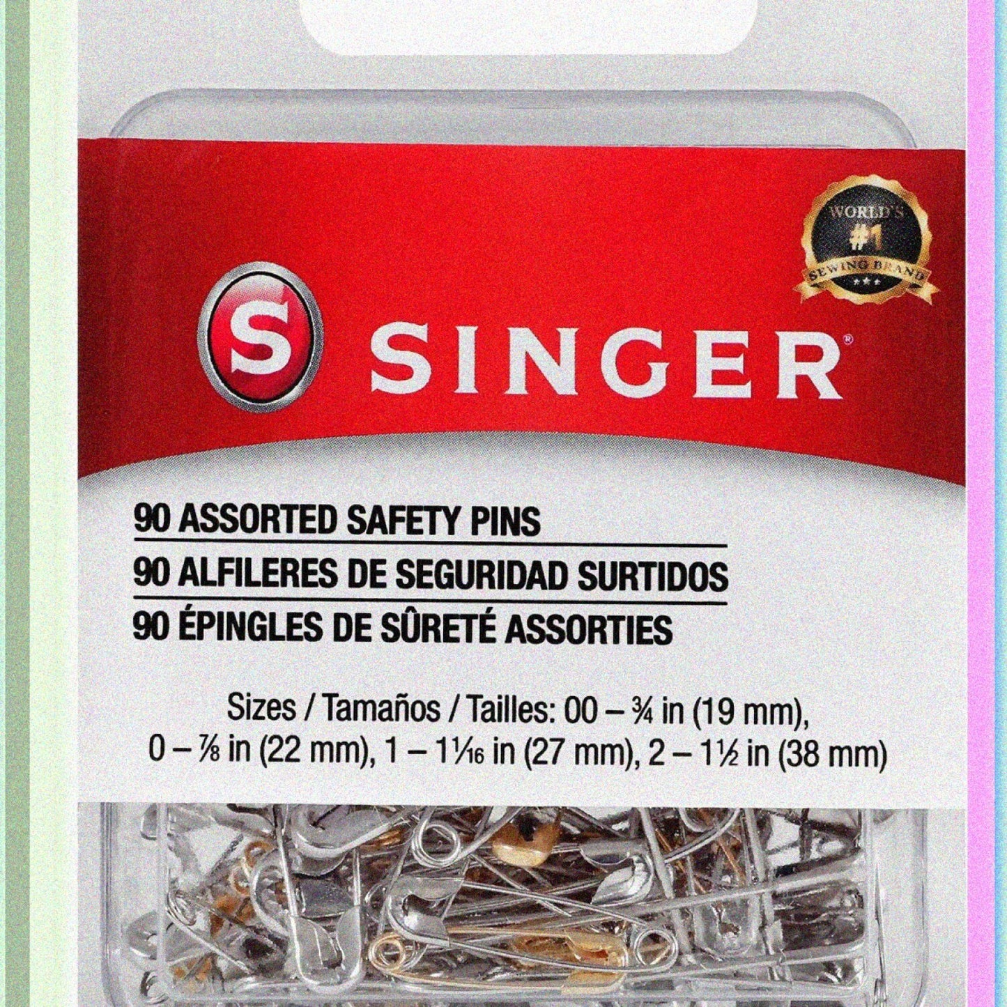 Safety Pins Set Multisize 90-Count