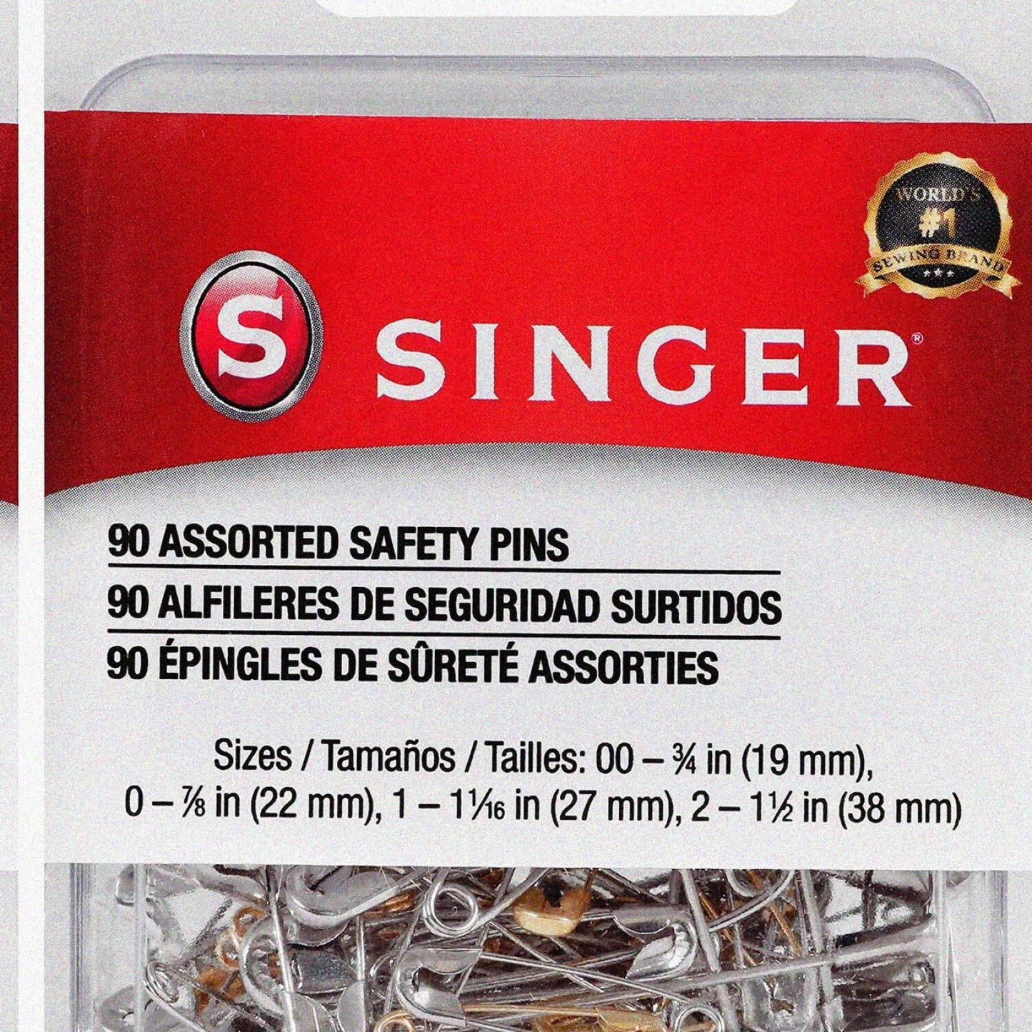 Safety Pins Set Multisize 90-Count