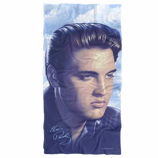 Elvis Presley Big Portrait Beach Towel 30" x 60"