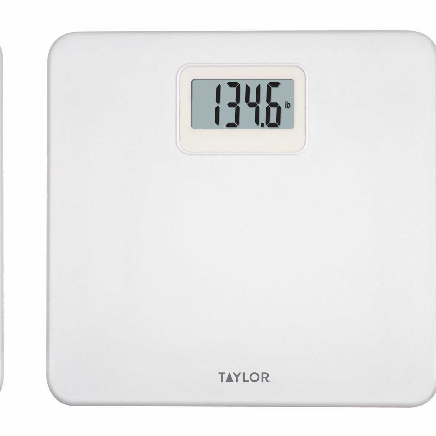 Digital Plastic Bathroom Scale White