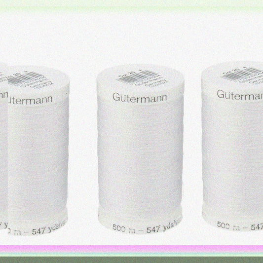 Sew-All All Purpose Thread Set 547 Yards Black White 3 Pack