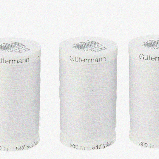 Sew-All All Purpose Thread Set 547 Yards Black White 3 Pack