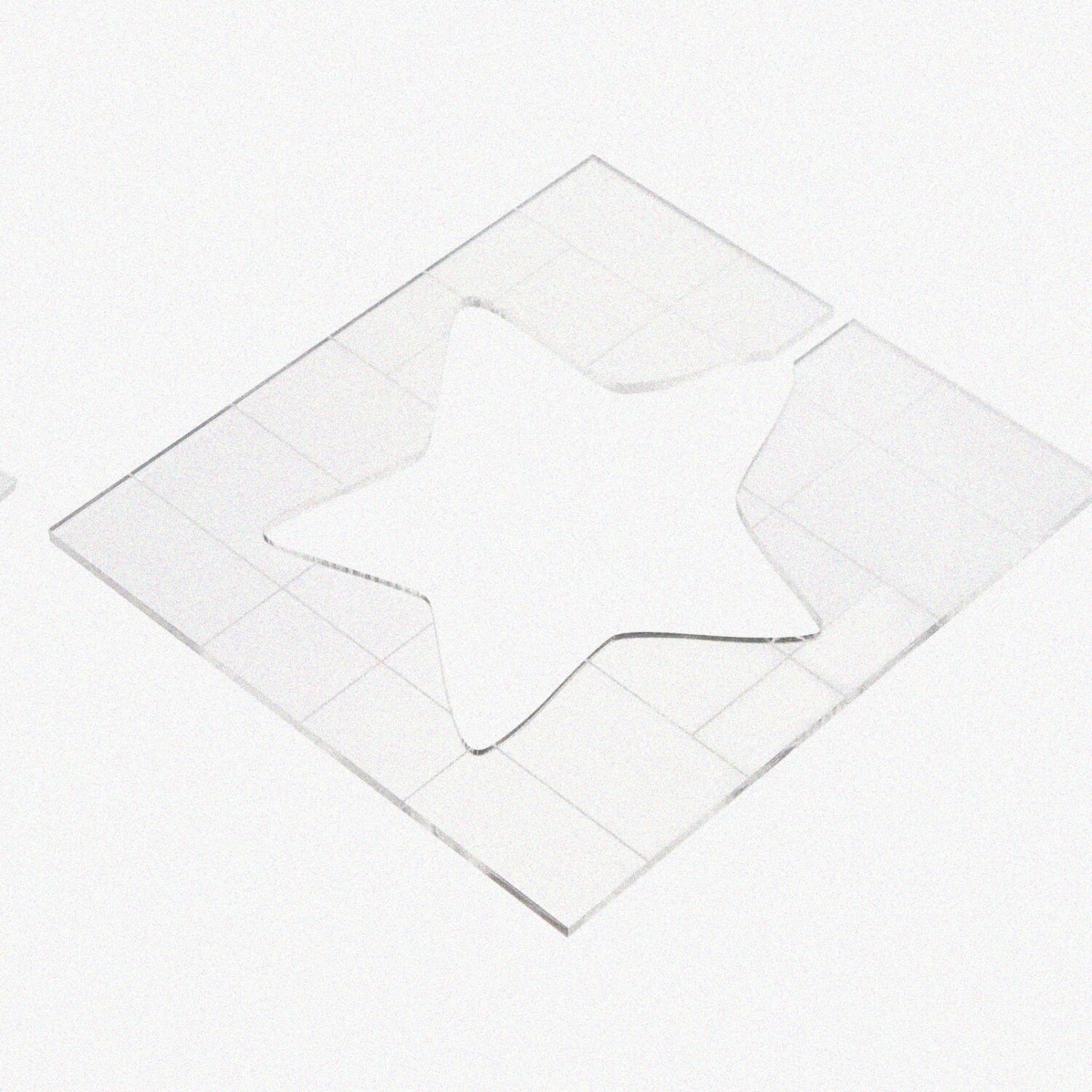 Clear Acrylic Star Shaped Quilting Template
