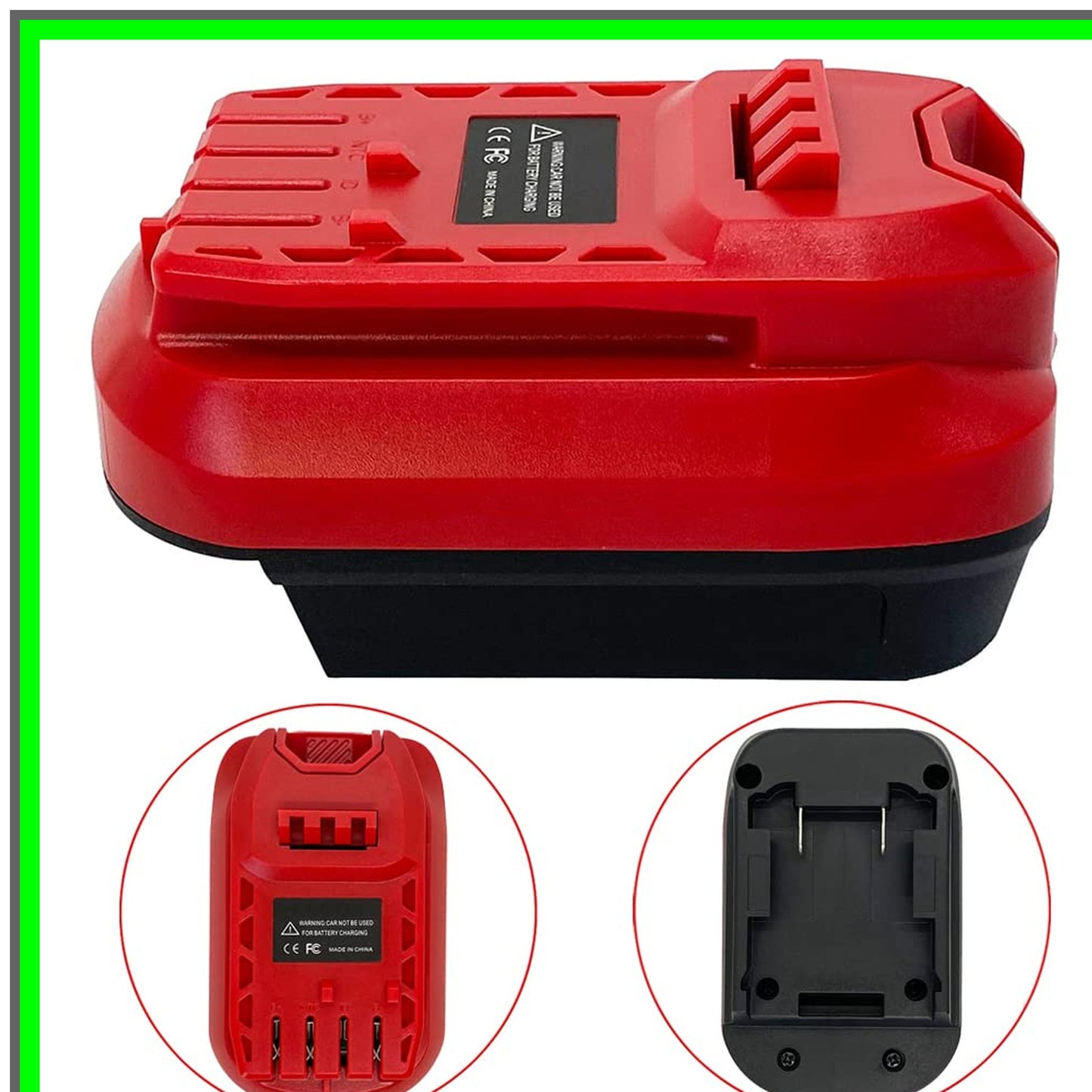 20V Cordless Tool Battery Adapter for Milwaukee M18 and 20V MAX Compatibility