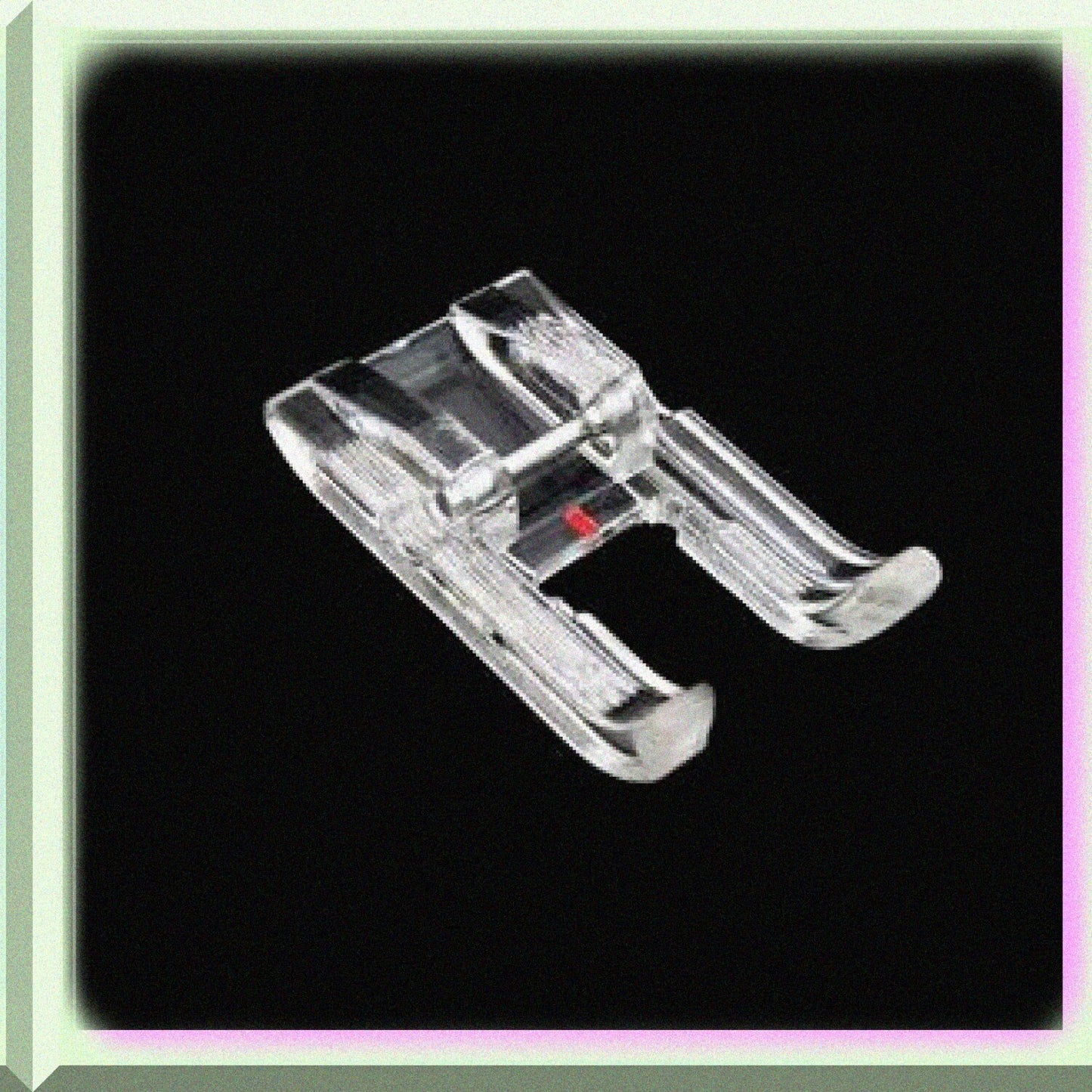 7mm Snap-On Clear Open Toe Foot for Domestic Machines
