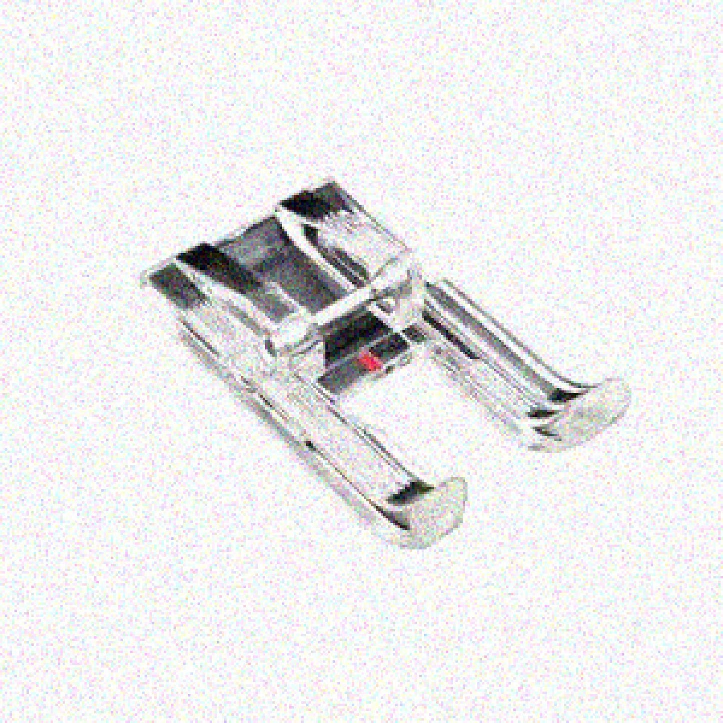 7mm Snap-On Clear Open Toe Foot for Domestic Machines