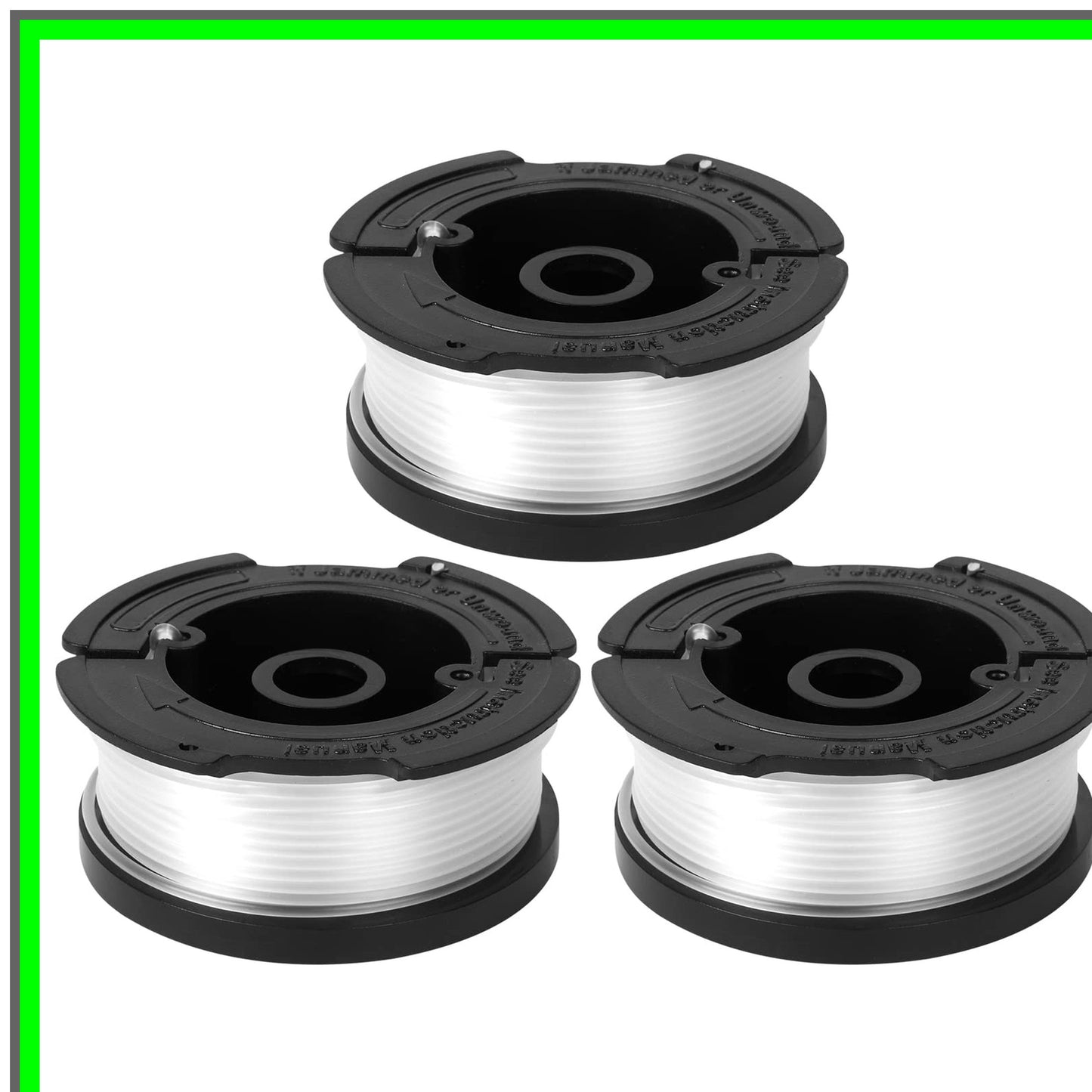 AF-100 Eater Spool 3-Pack for Black Decker String Trimmers, 30ft, 0.065-Inch