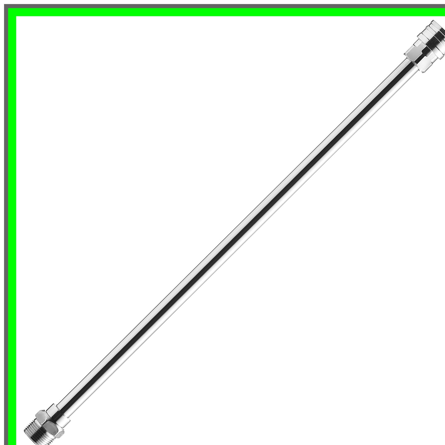 Universal Stainless Steel Pressure Washer Extension Wand for Enhanced Reach