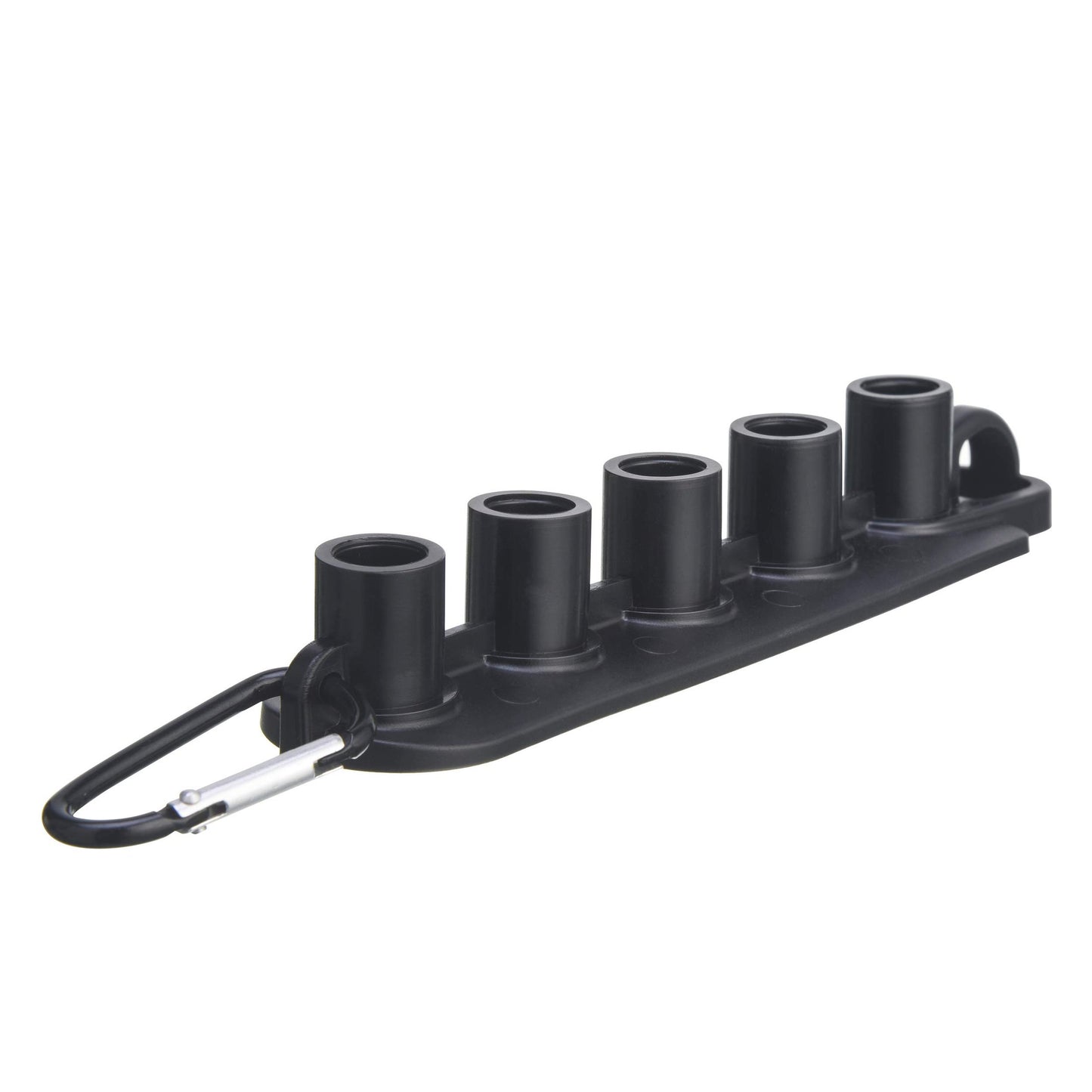 Nozzle Organizer for Pressure Washers, Holds 5 Tips, Durable Black Design