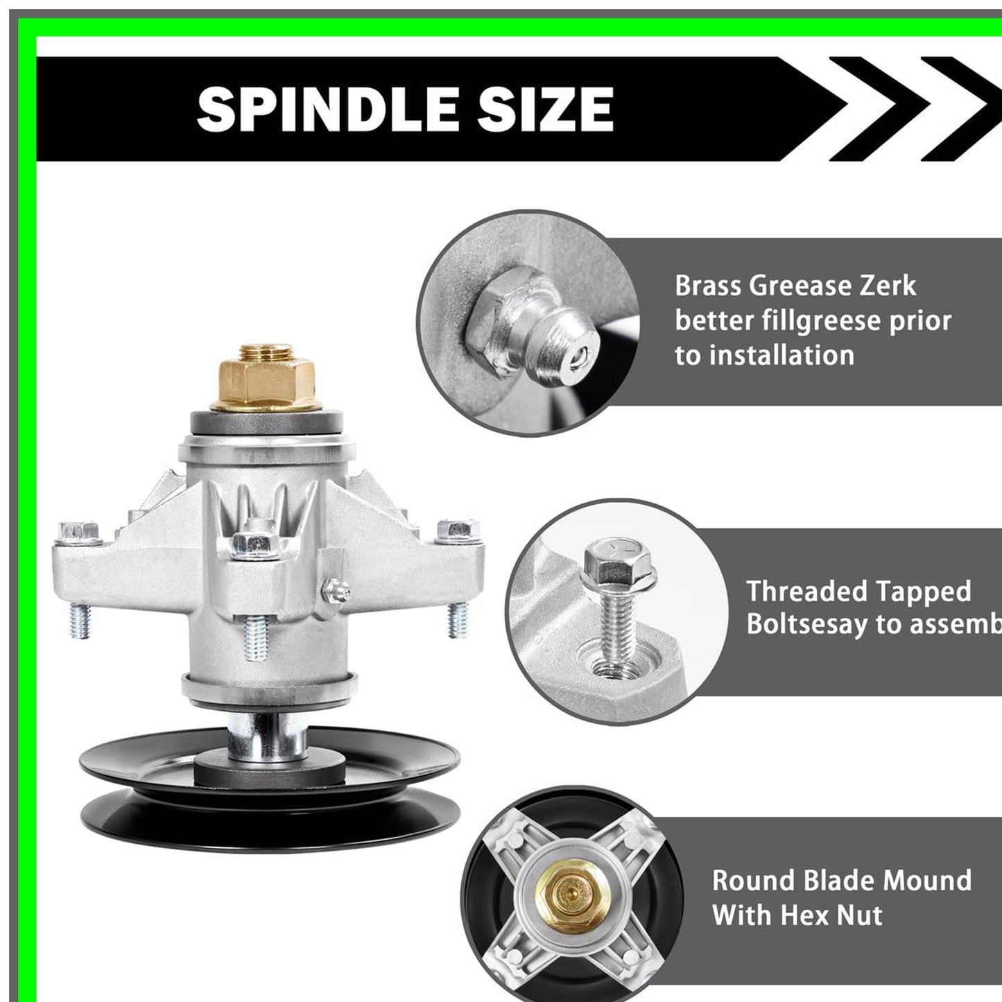 Spindle Assembly for Cub Cadet MTD 50" 54" Decks Replacement Parts