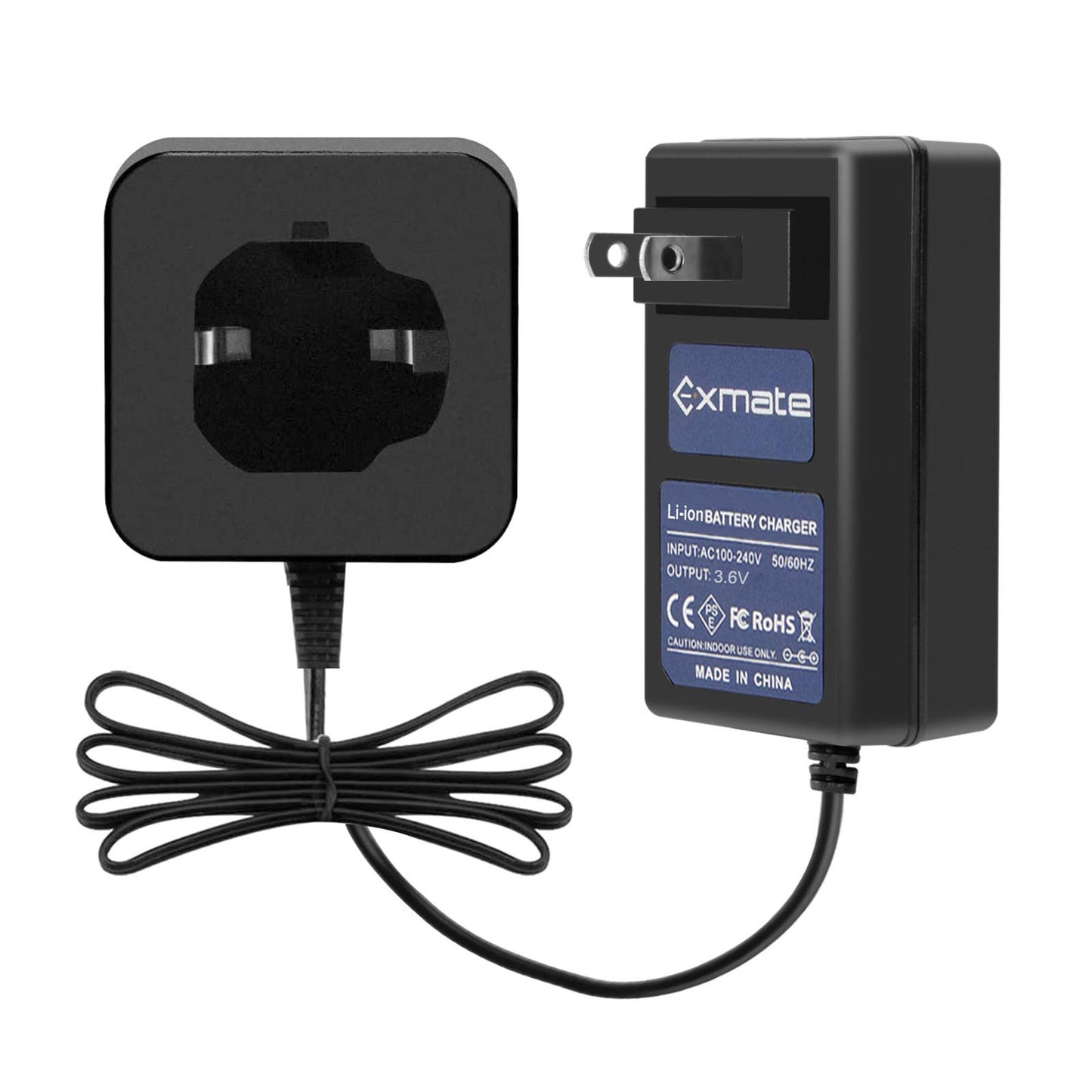 Hitachi Compatible 3.6V Lithium Battery Charger for Pod Style Batteries