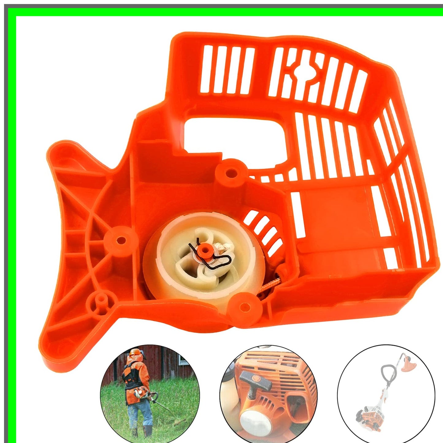 Recoil Rewind Starter Assembly for Stihl Brushcutters and Trimmers