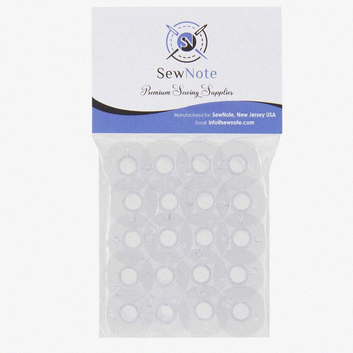 20-Pack Sewing Bobbins for Janome Machines