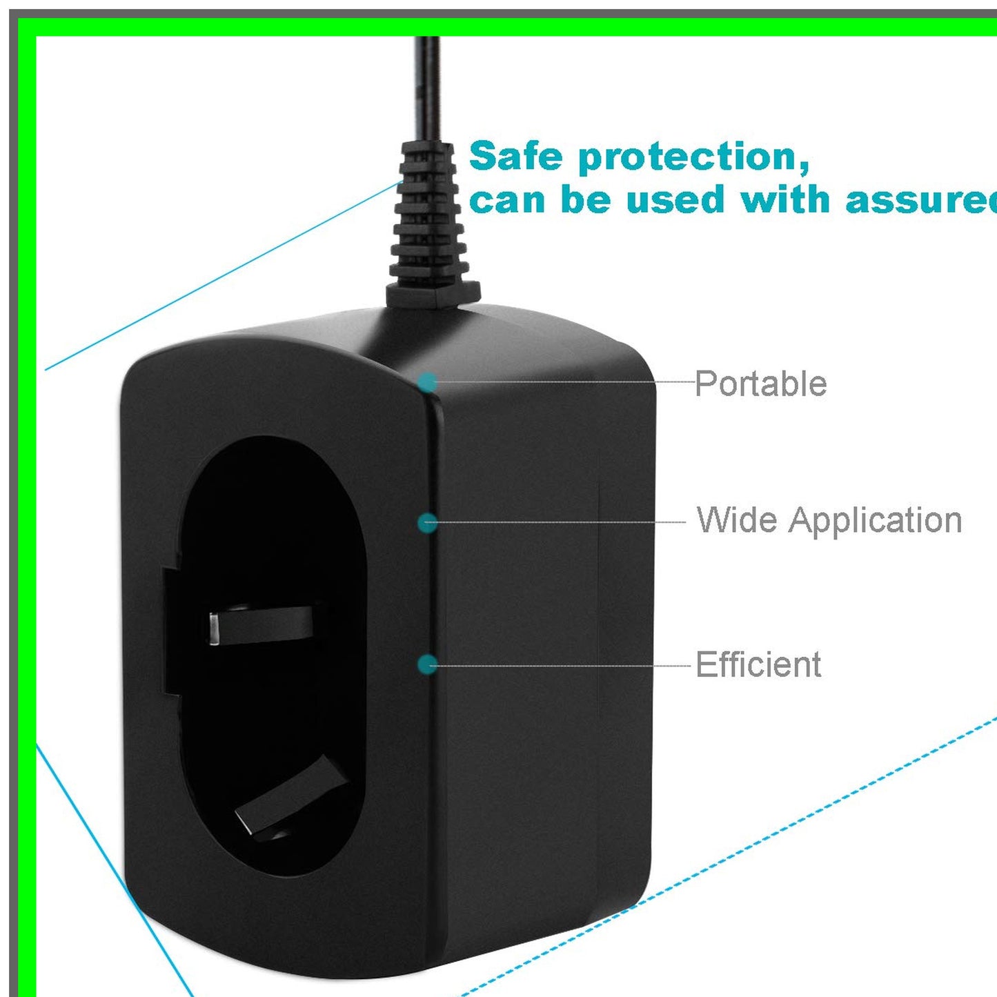 Versatile Pod Style Battery Charger for Makita 7.2V to 18V Ni-MH/Ni-CD