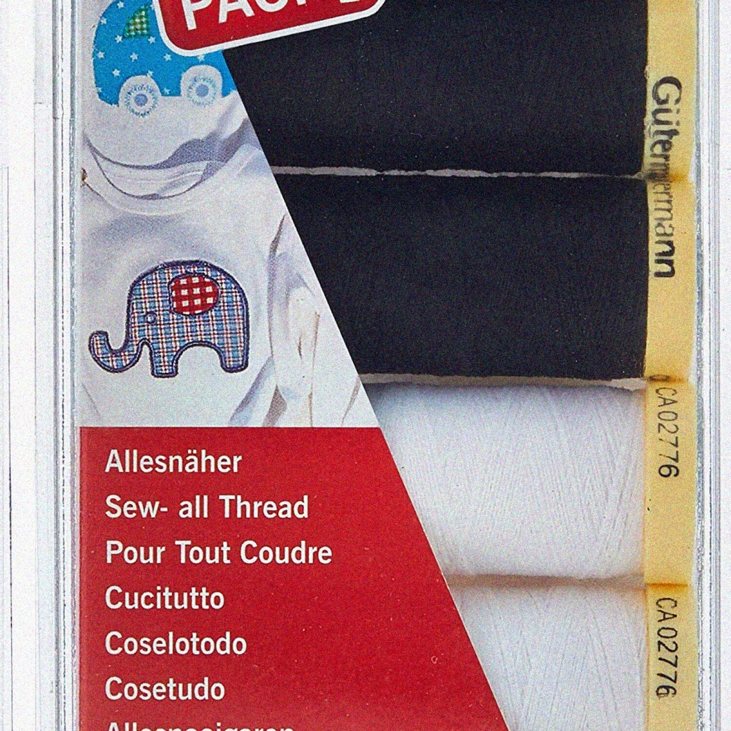 Thread Set: Sew-All Black & White 7 x 100m