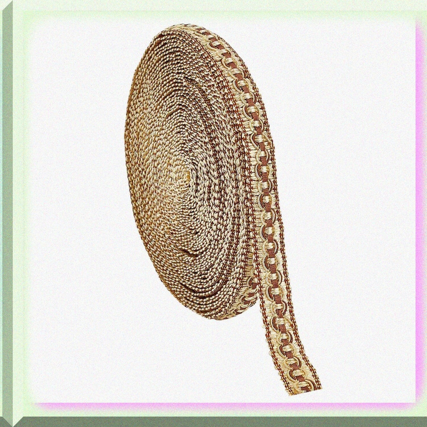 12 Yards 20mm Polyester Braid Trim Goldenrod