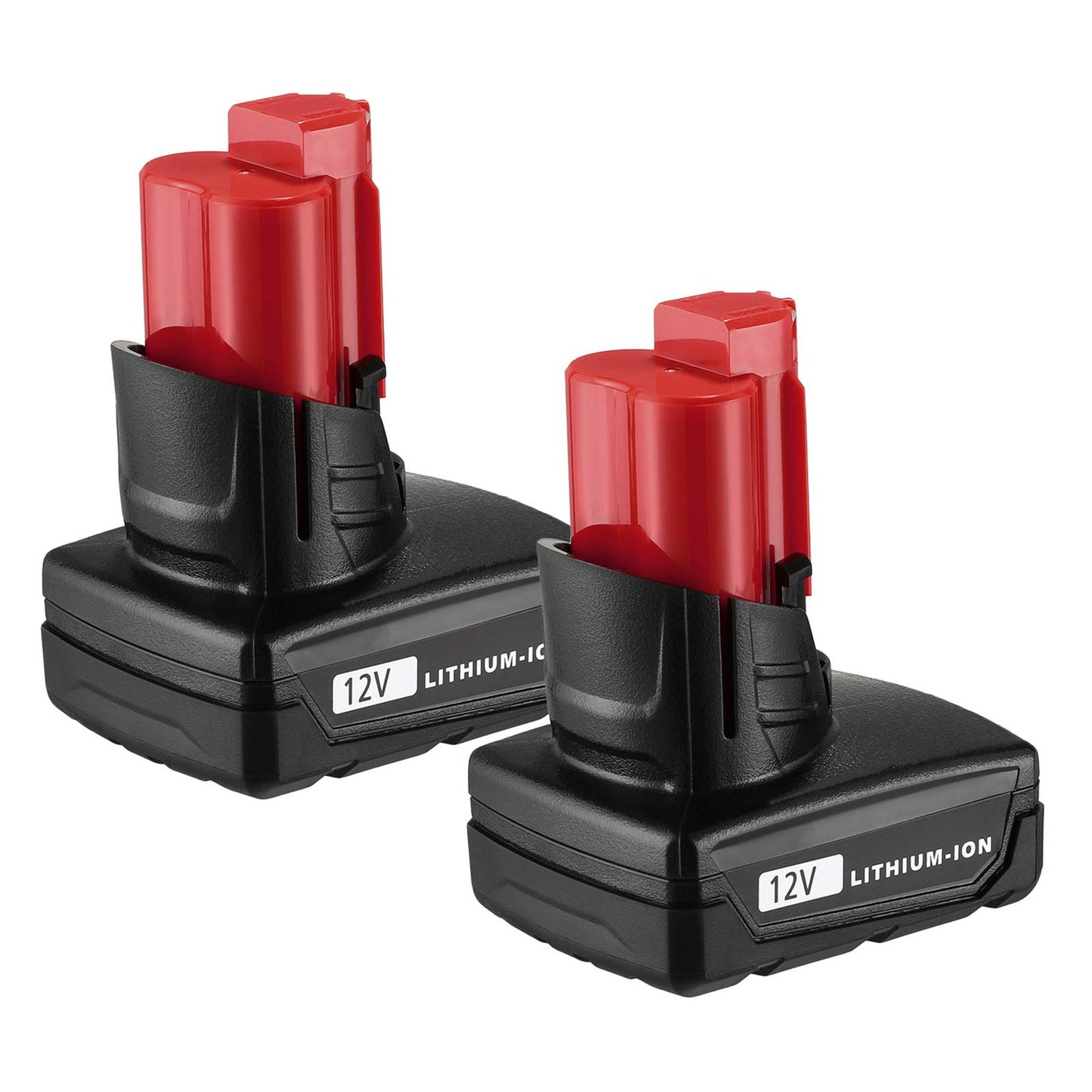 Dual 12V 6.5Ah Lithium Replacement Battery for Milwaukee M12 Tools