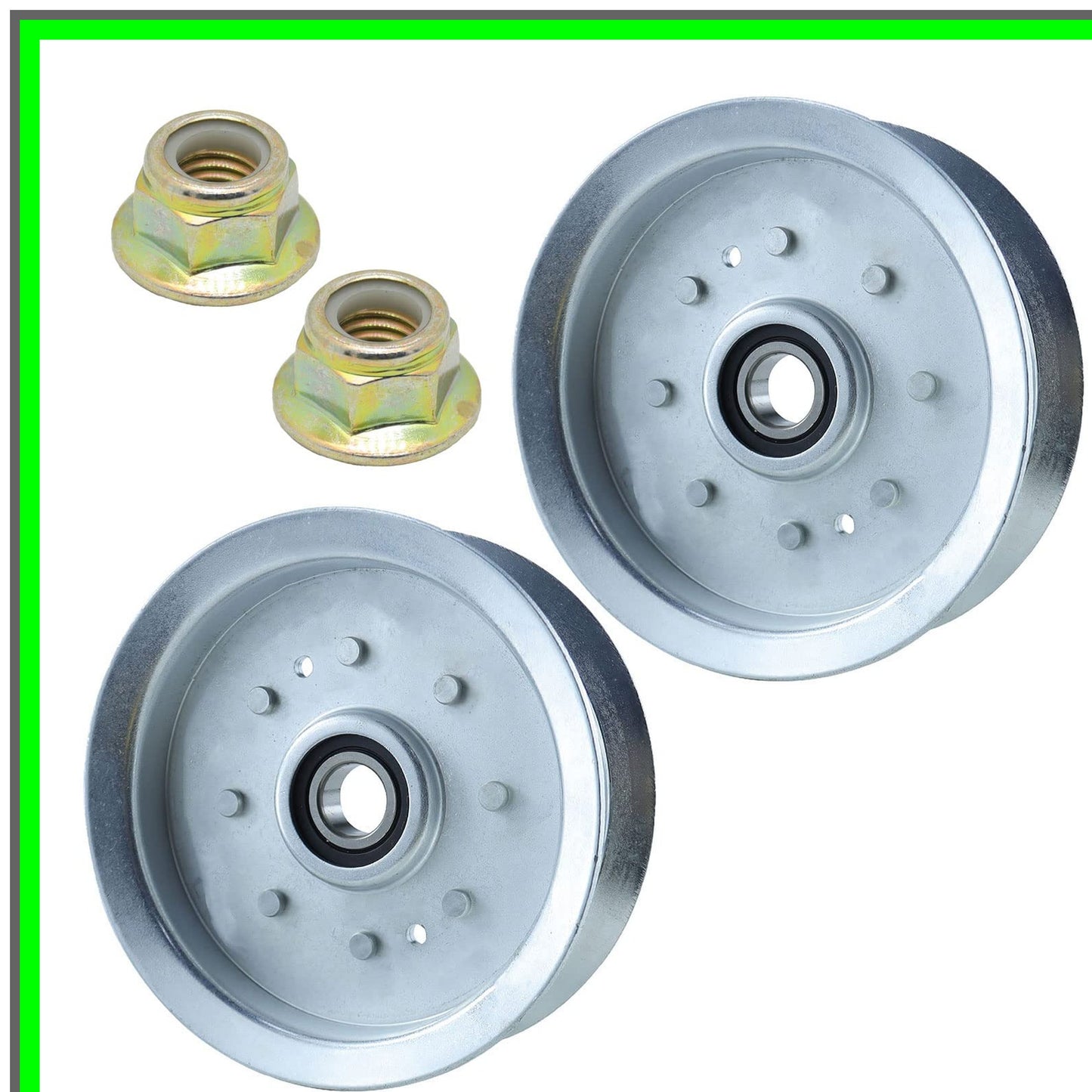 Idler Pulley Replacement Kit for L120 L130 D140 D160 Decks - 2 Pack