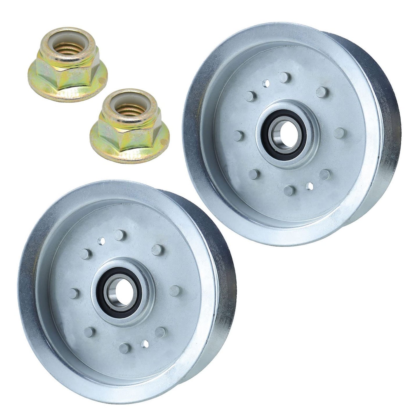 Idler Pulley Replacement Kit for L120 L130 D140 D160 Decks - 2 Pack