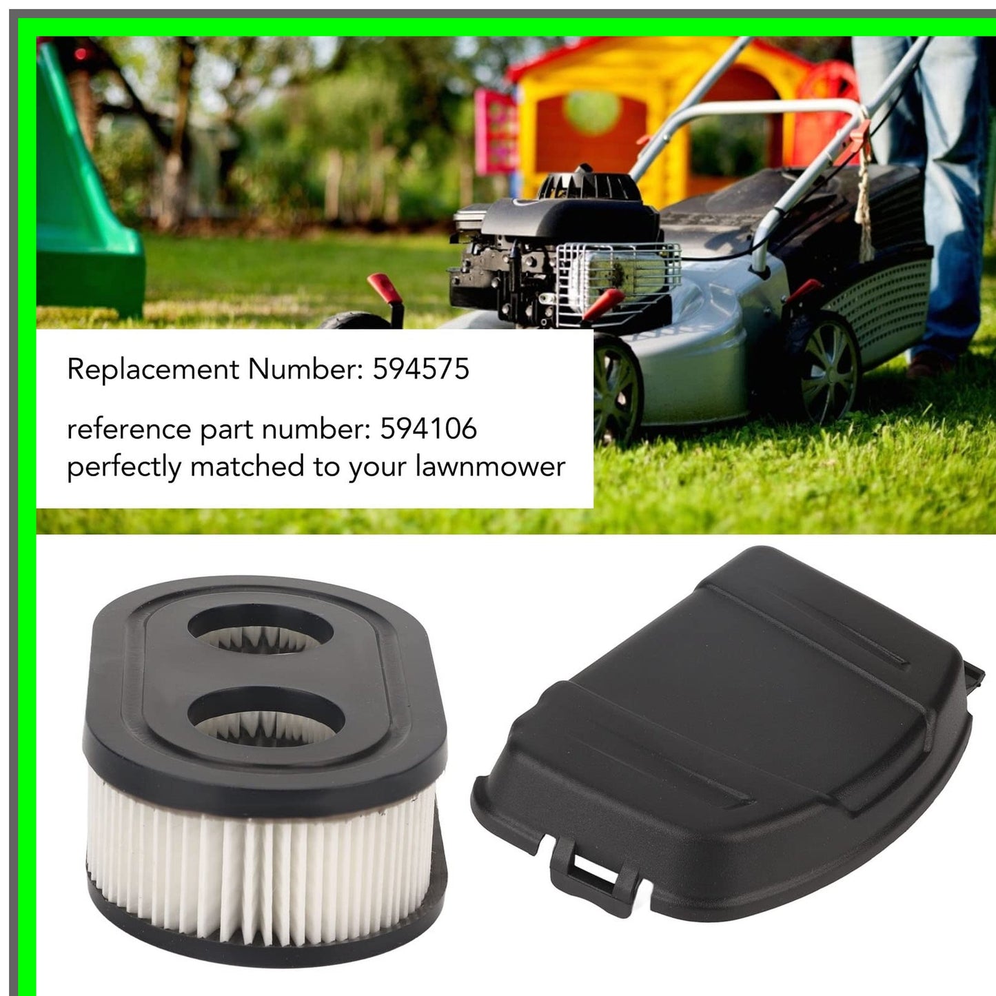 Air Cleaner Cover Kit for 650EXI 675EXI Mowers - Durable Replacement Part