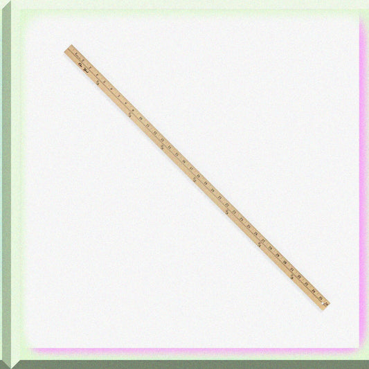 Wooden Yardstick 36-Inch Natural