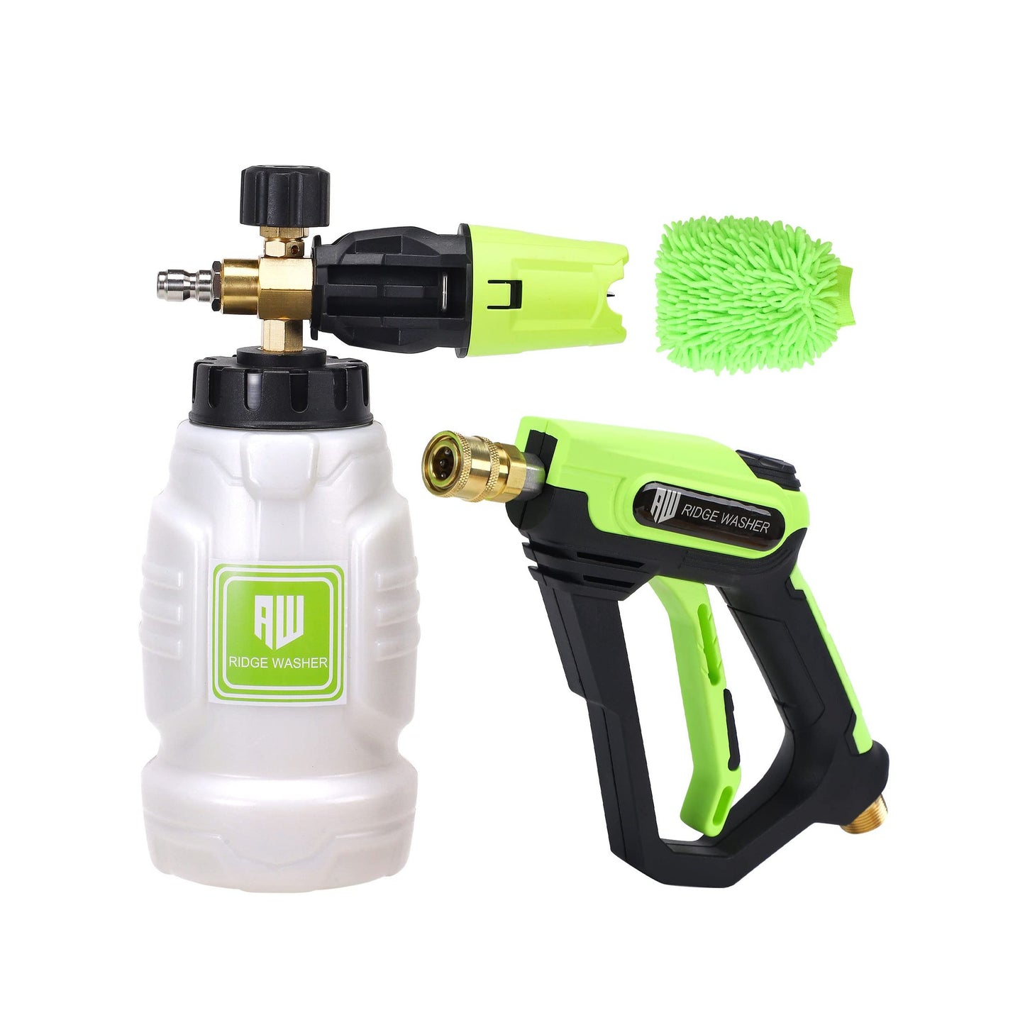 Foam Blaster Pro Kit with Quick Connect Snow Foam Lance and Mitt