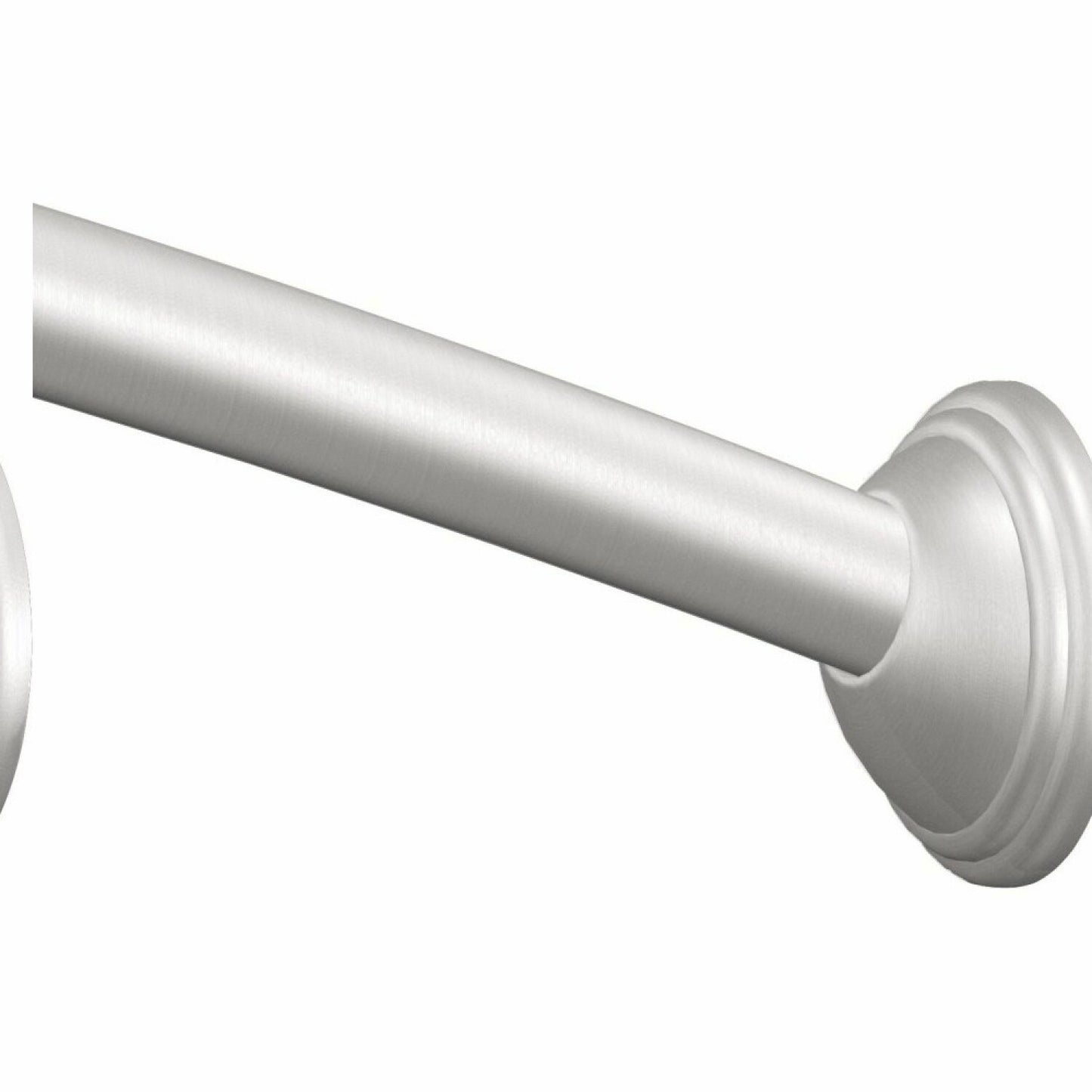 5-Foot Brushed Nickel Curved Shower Rod