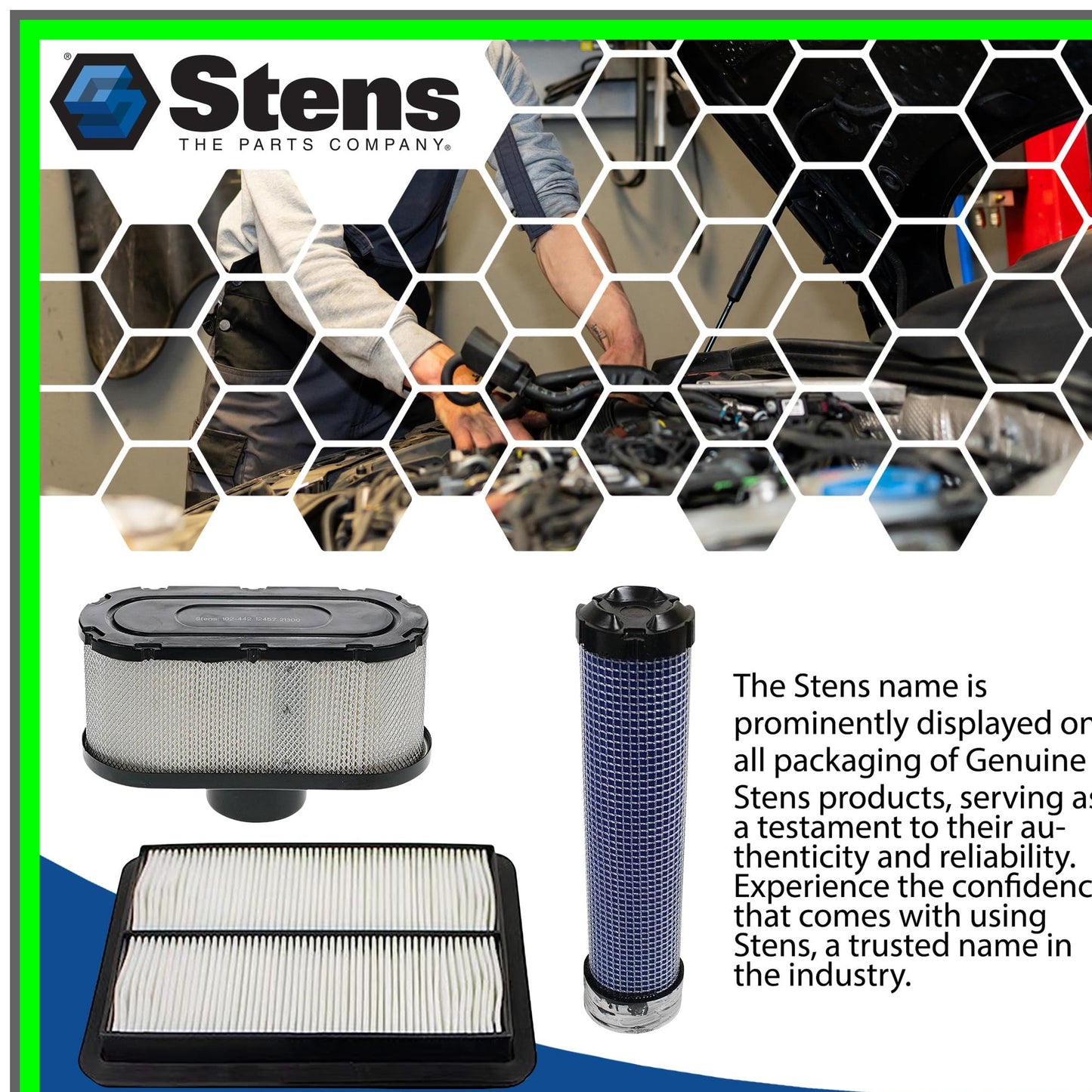 High-Performance Air Filter for Bobcat, Gravely, Vermeer Engines 18-20 HP